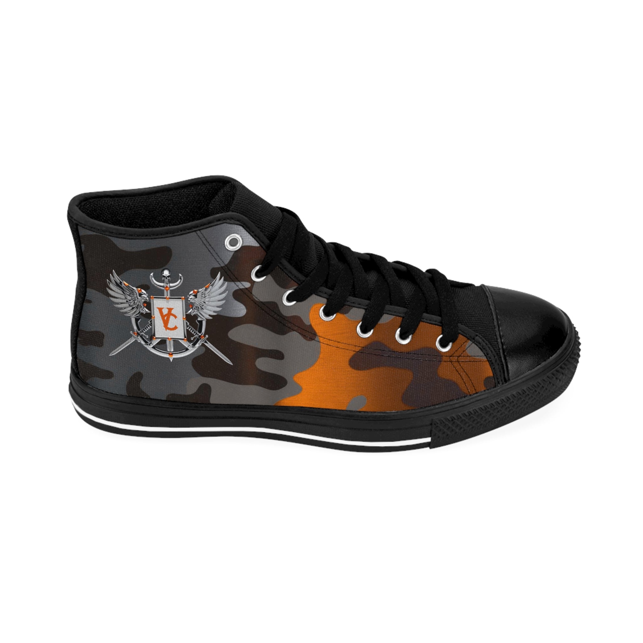 Men's Camo Classic Sneakers – Stylish Military-Inspired Footwear