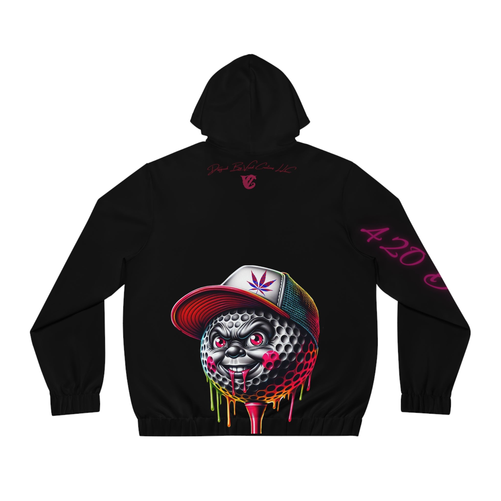 420 Ballerz 008 Hoodie, Full-Zip Golf Hoodie