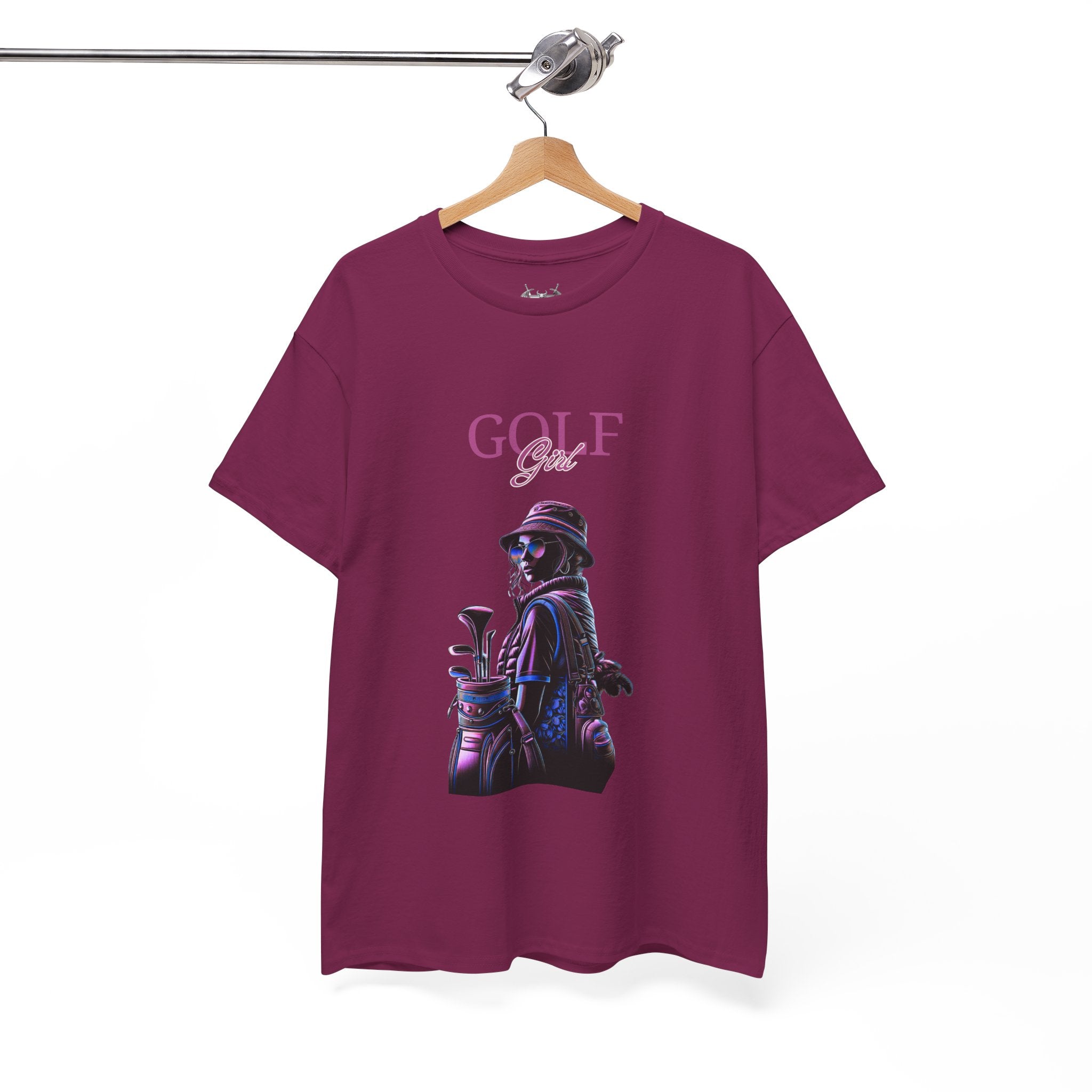 Golf Girl Unisex Heavy Cotton Tee - Stylish Golf Apparel for Enthusiasts