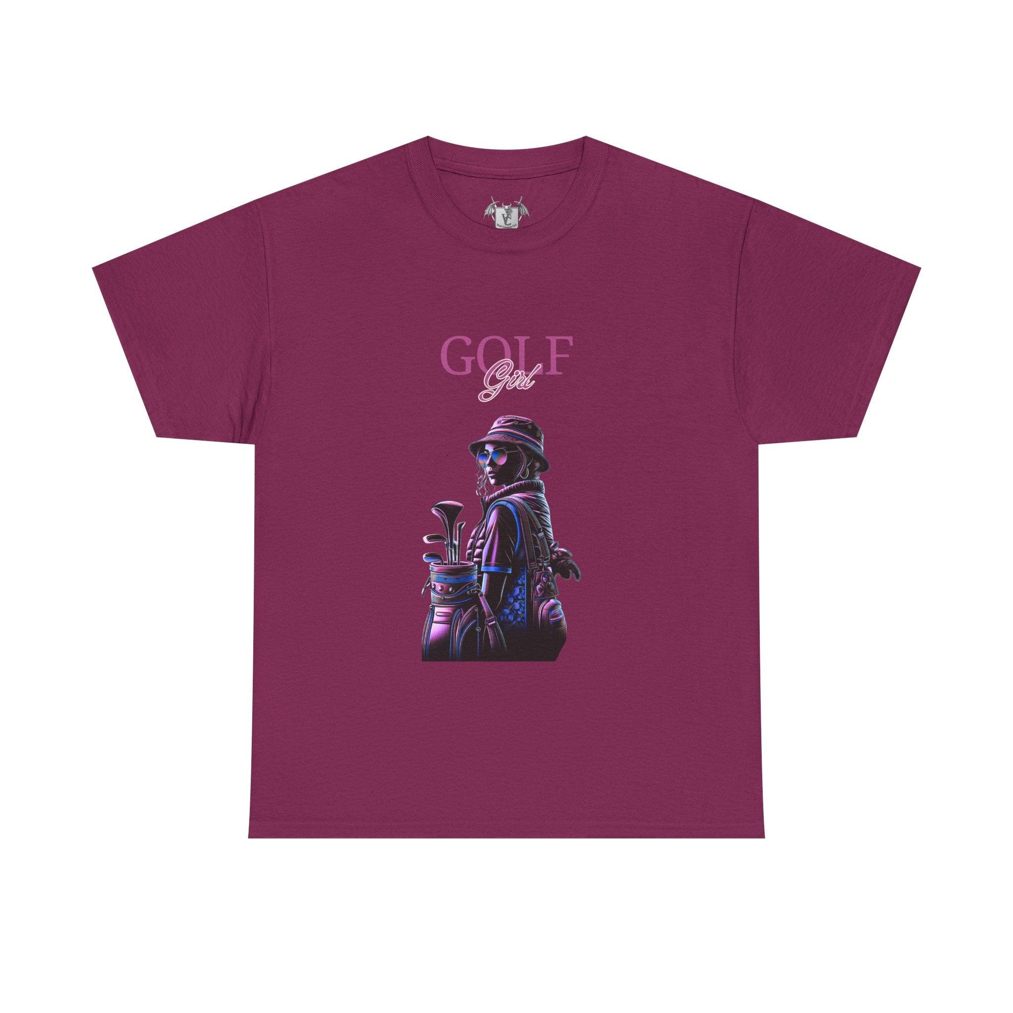 Golf Girl Unisex Heavy Cotton Tee - Stylish Golf Apparel for Enthusiasts