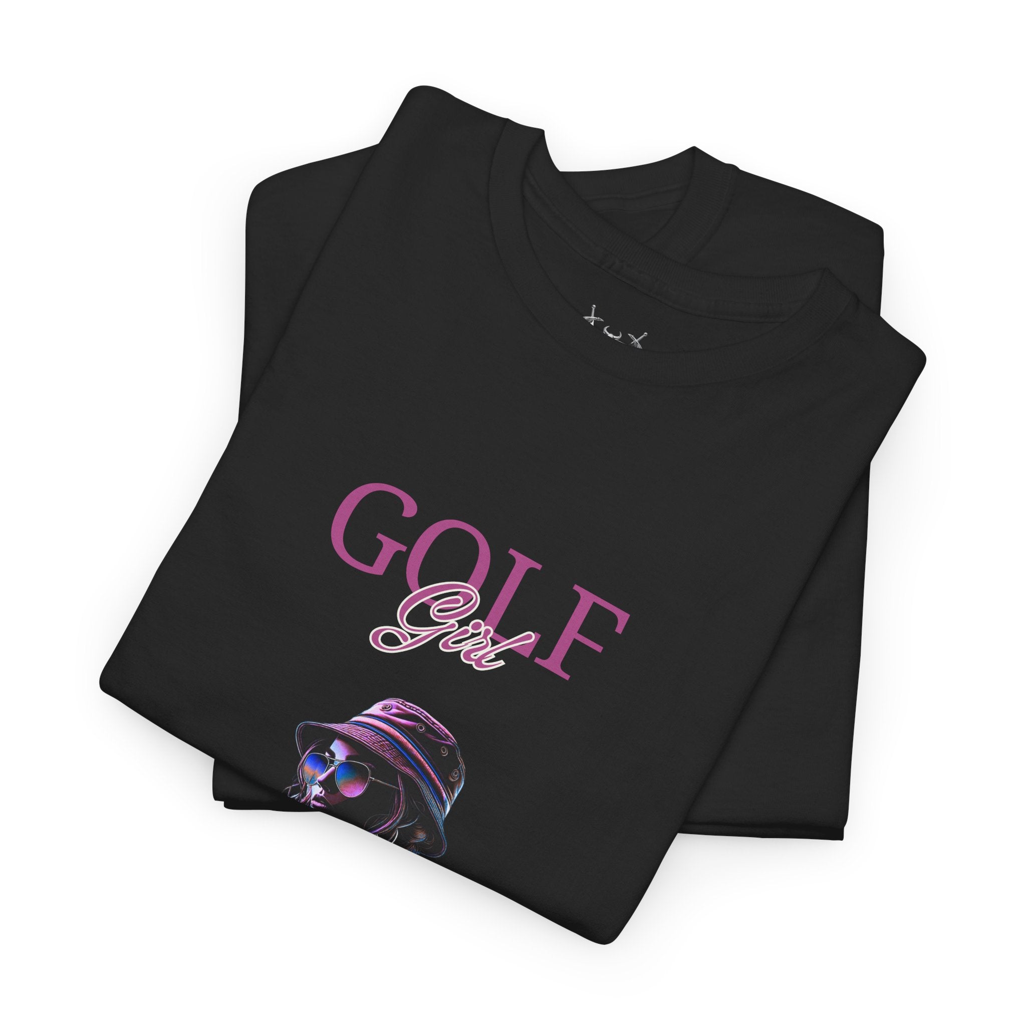 Golf Girl Unisex Heavy Cotton Tee - Stylish Golf Apparel for Enthusiasts