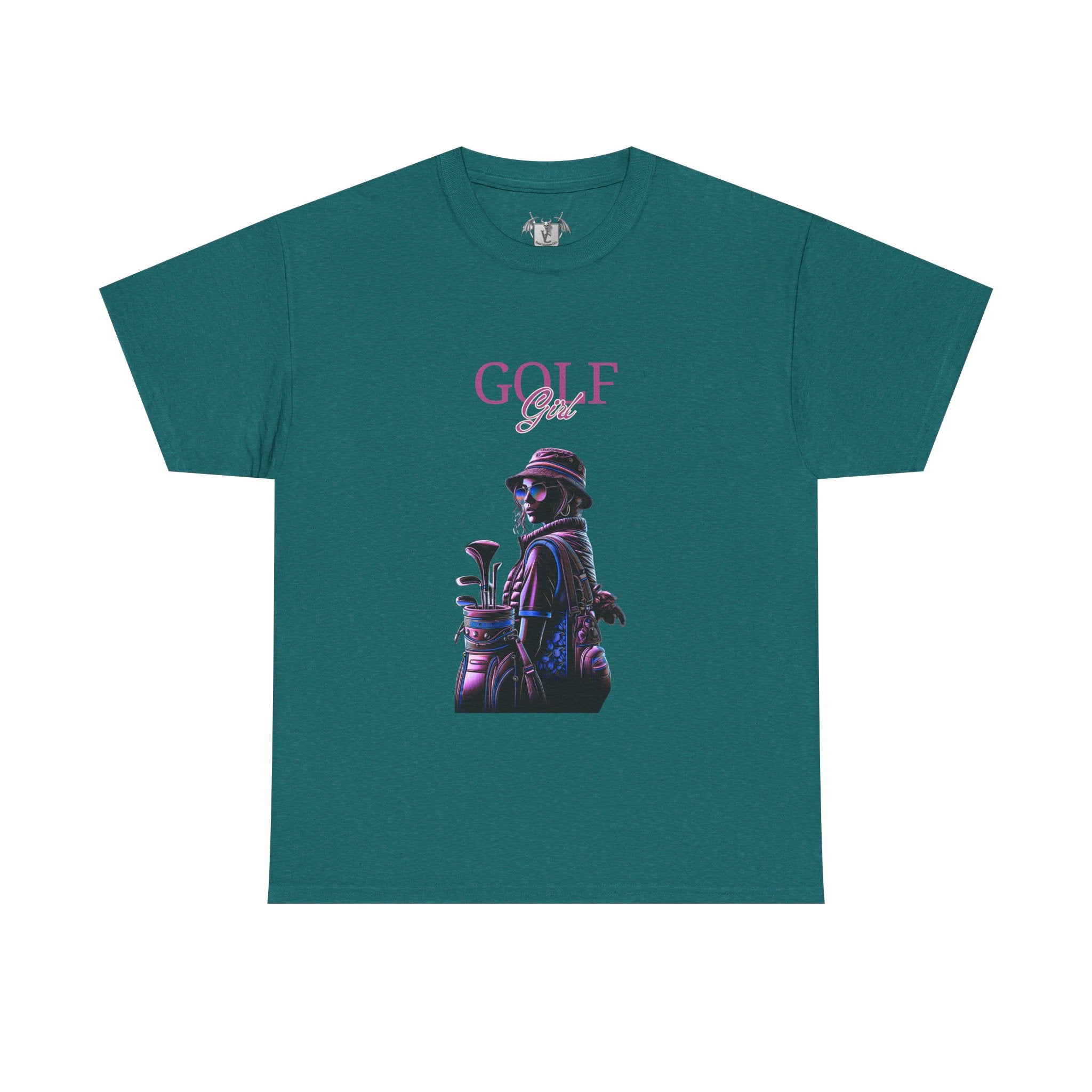 Golf Girl Unisex Heavy Cotton Tee - Stylish Golf Apparel for Enthusiasts