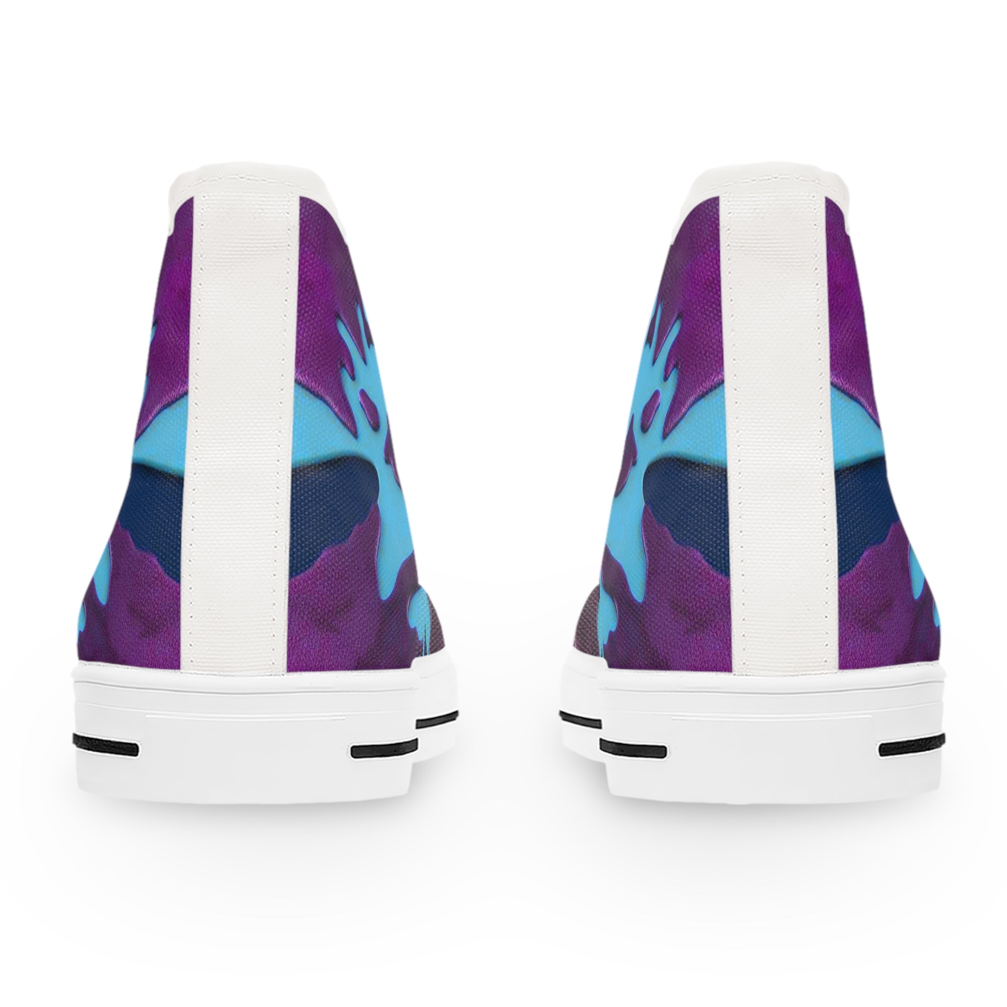 Stylish Camo High Top Sneakers for Women - Trendy Streetwear Footwear