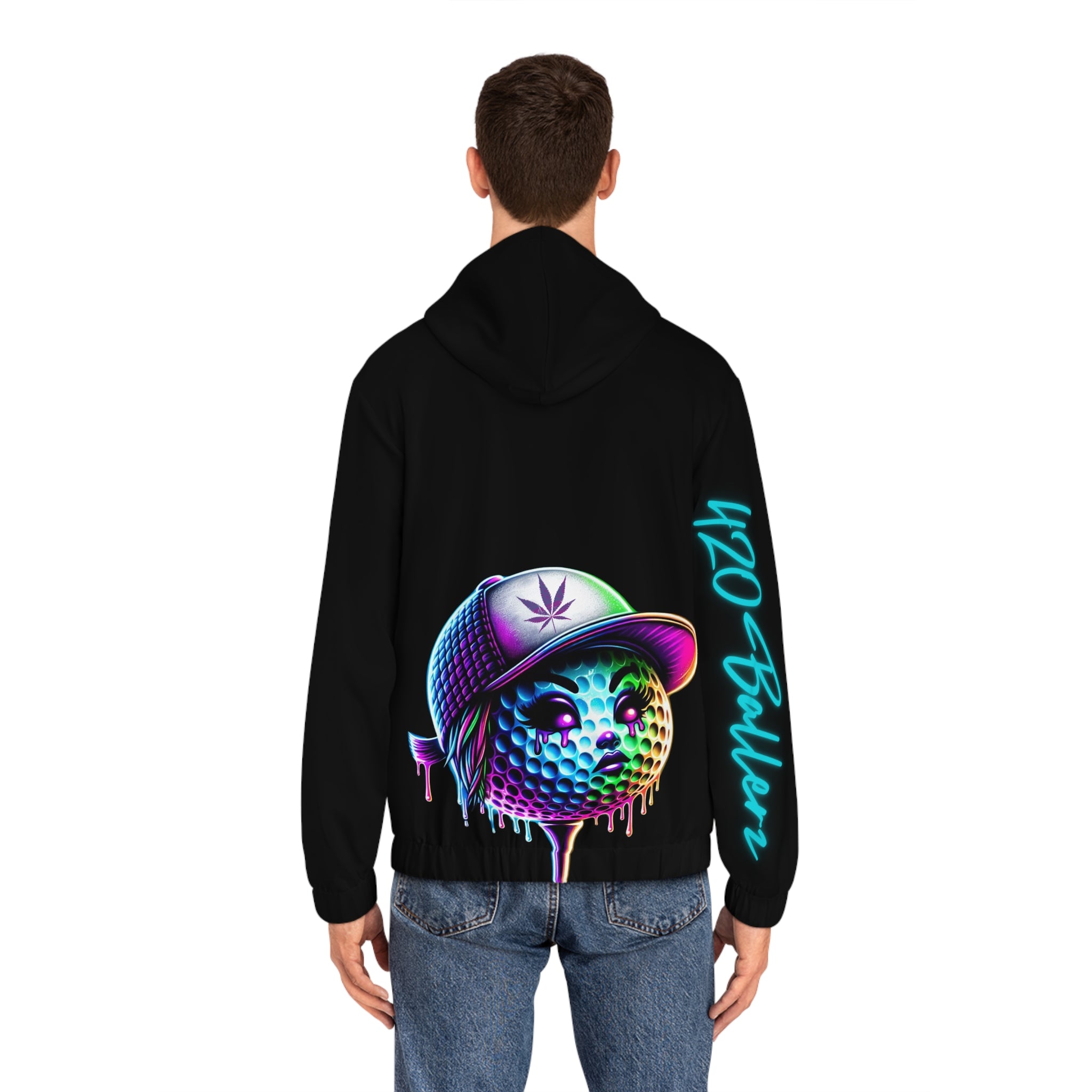 420 Ballerz 001 Hoodie, Full-Zip Golf Hoodie