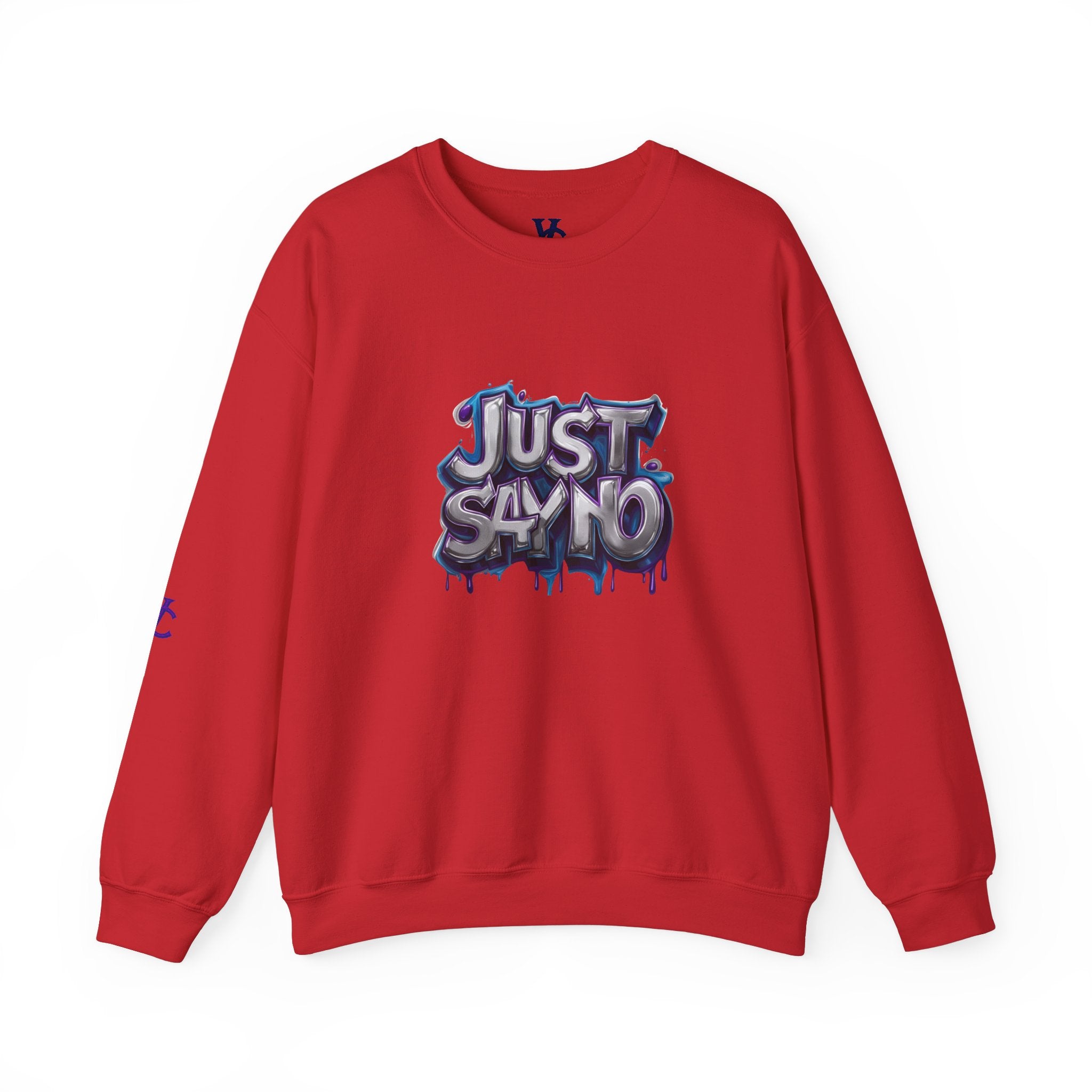 Lightweight Graphic Sweatshirt, Vivid Creations Just Say No Sweatshirt