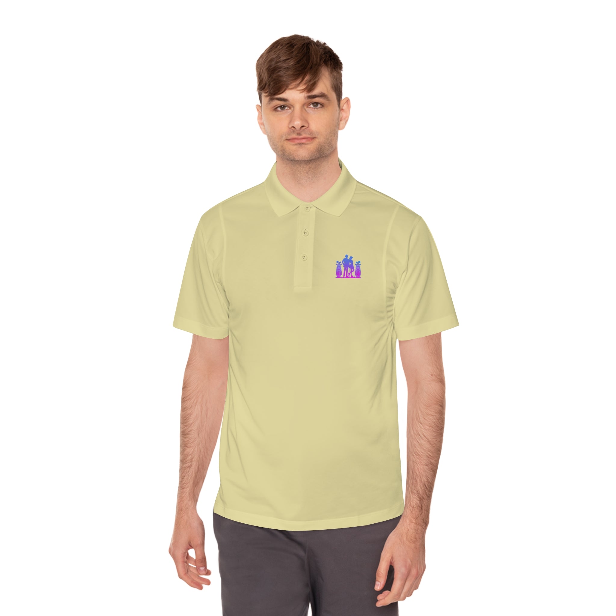 Men's Sport Polo Shirt - Casual Style with Graphic Design for Active Lifestyle