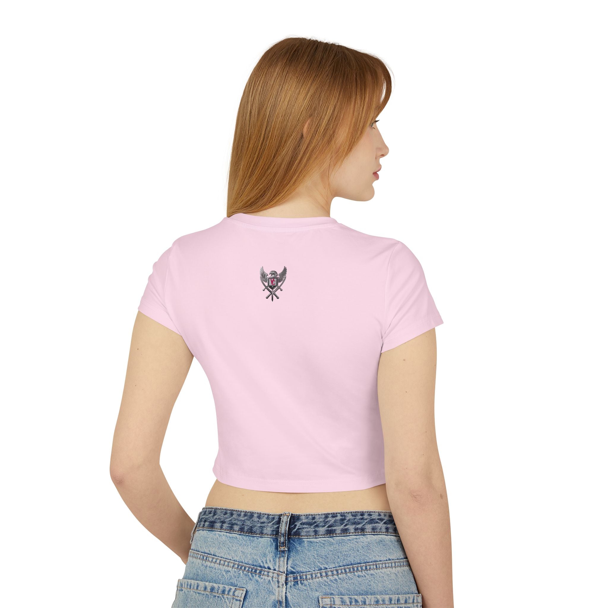 Golf Girl Women's Baby Tee - Stylish Golf-Themed Graphic T-Shirt
