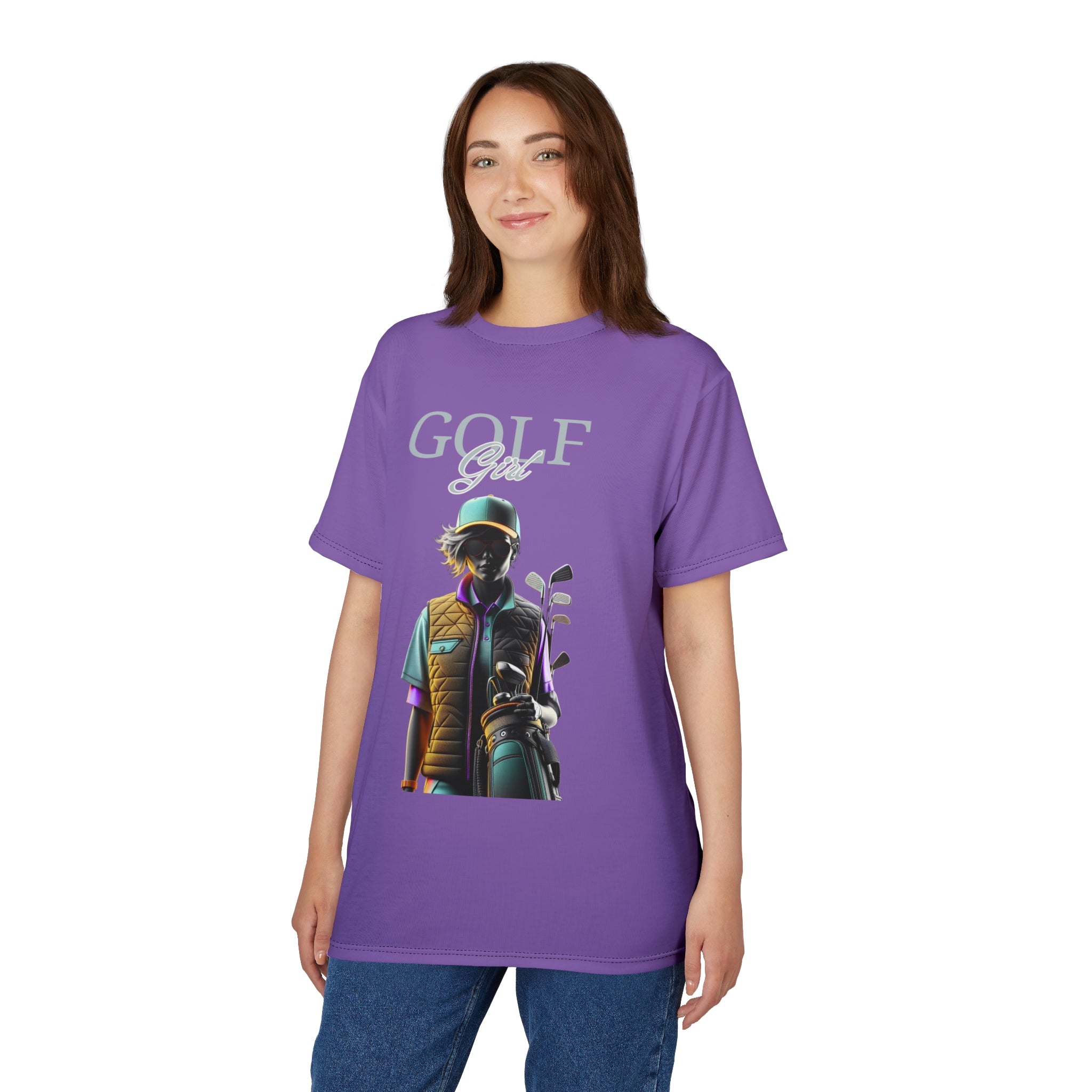 Golf Girl Unisex Cut & Sew Tee - Perfect for Golf Enthusiasts