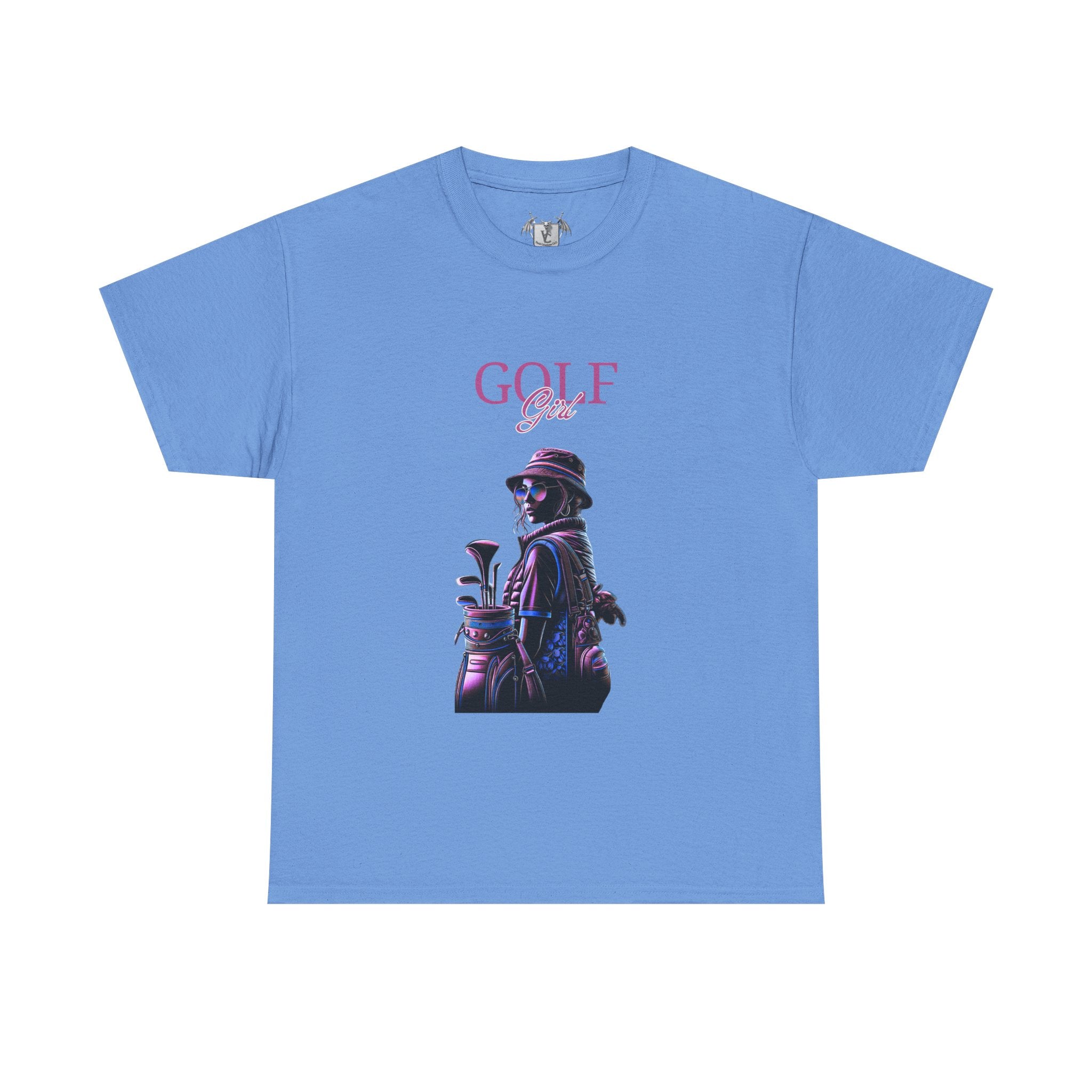 Golf Girl Unisex Heavy Cotton Tee - Stylish Golf Apparel for Enthusiasts
