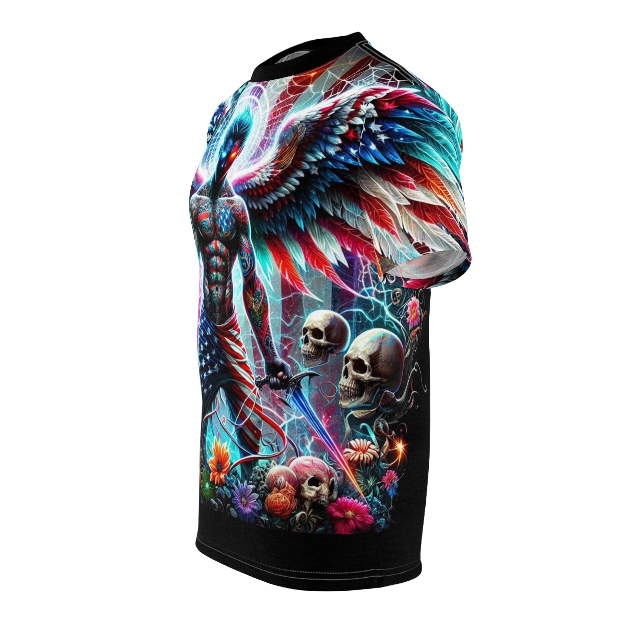 American Flag T-shirt, W/ Male Silhouette T-shirt