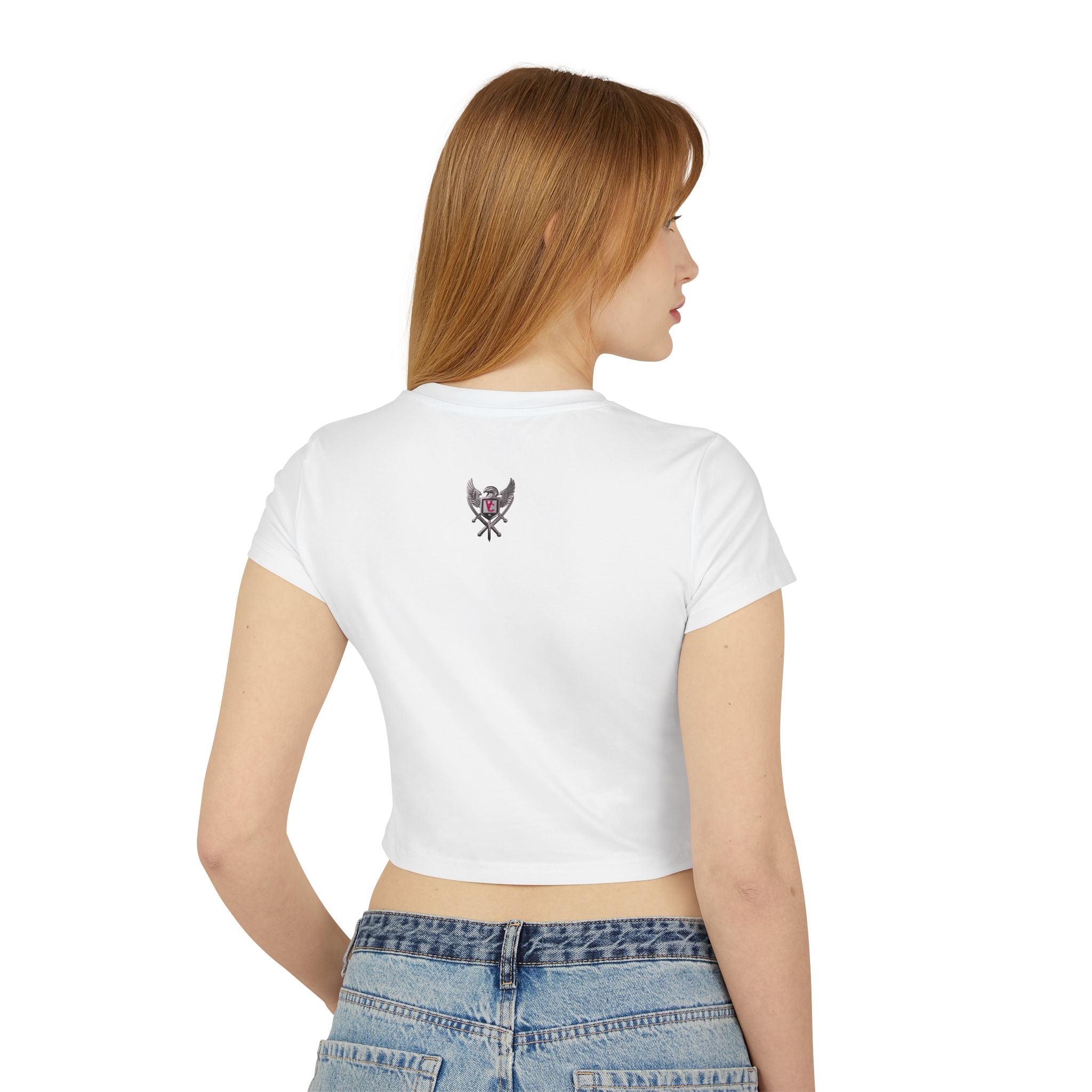 Golf Girl Women's Baby Tee - Stylish Golf-Themed Graphic T-Shirt