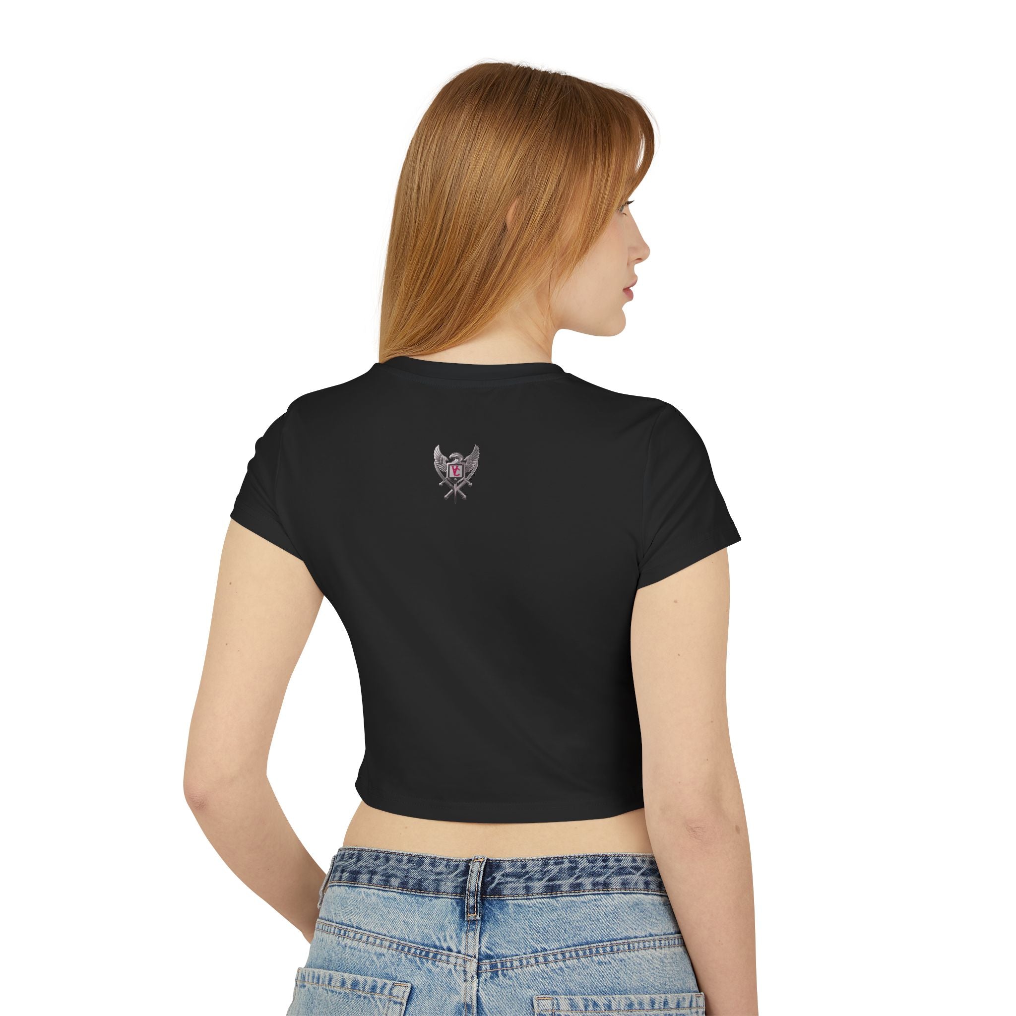 Golf Girl Women's Baby Tee - Stylish Golf-Themed Graphic T-Shirt