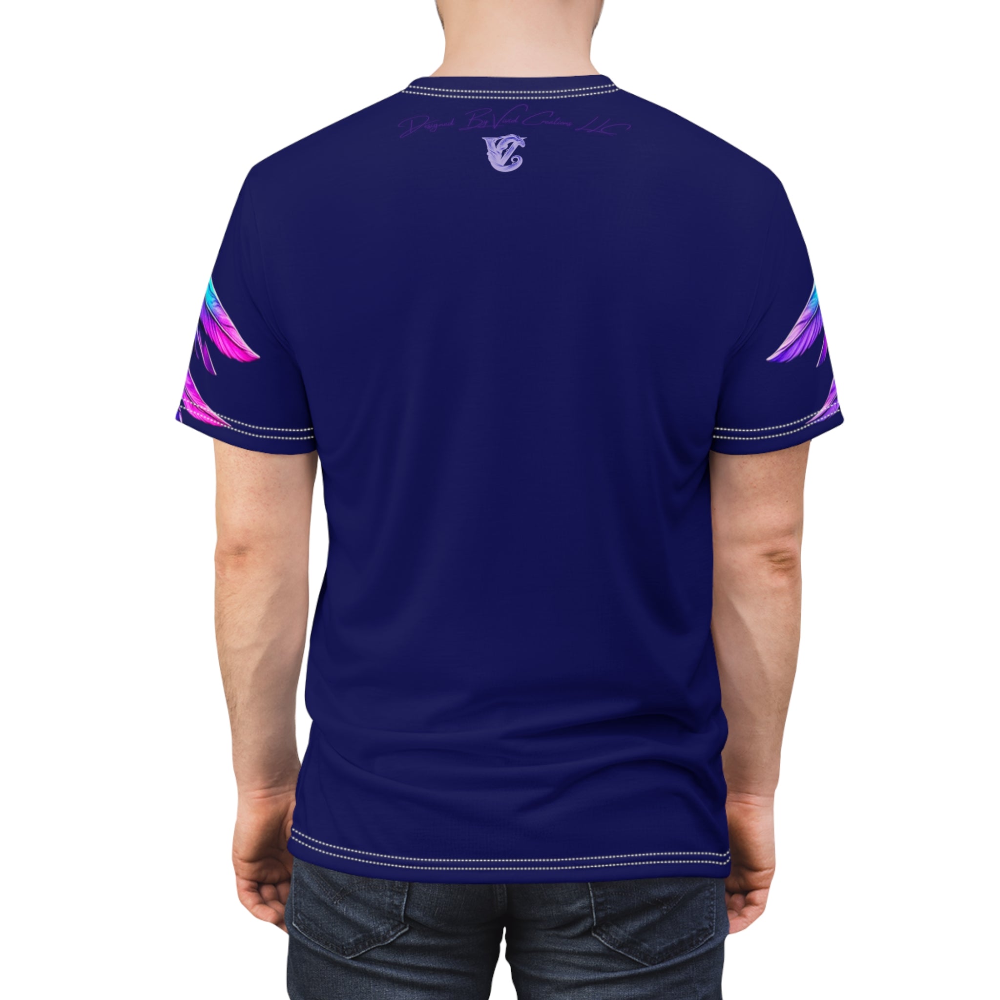 American Flag T-shirt, W/ Winged Male Silhouette's