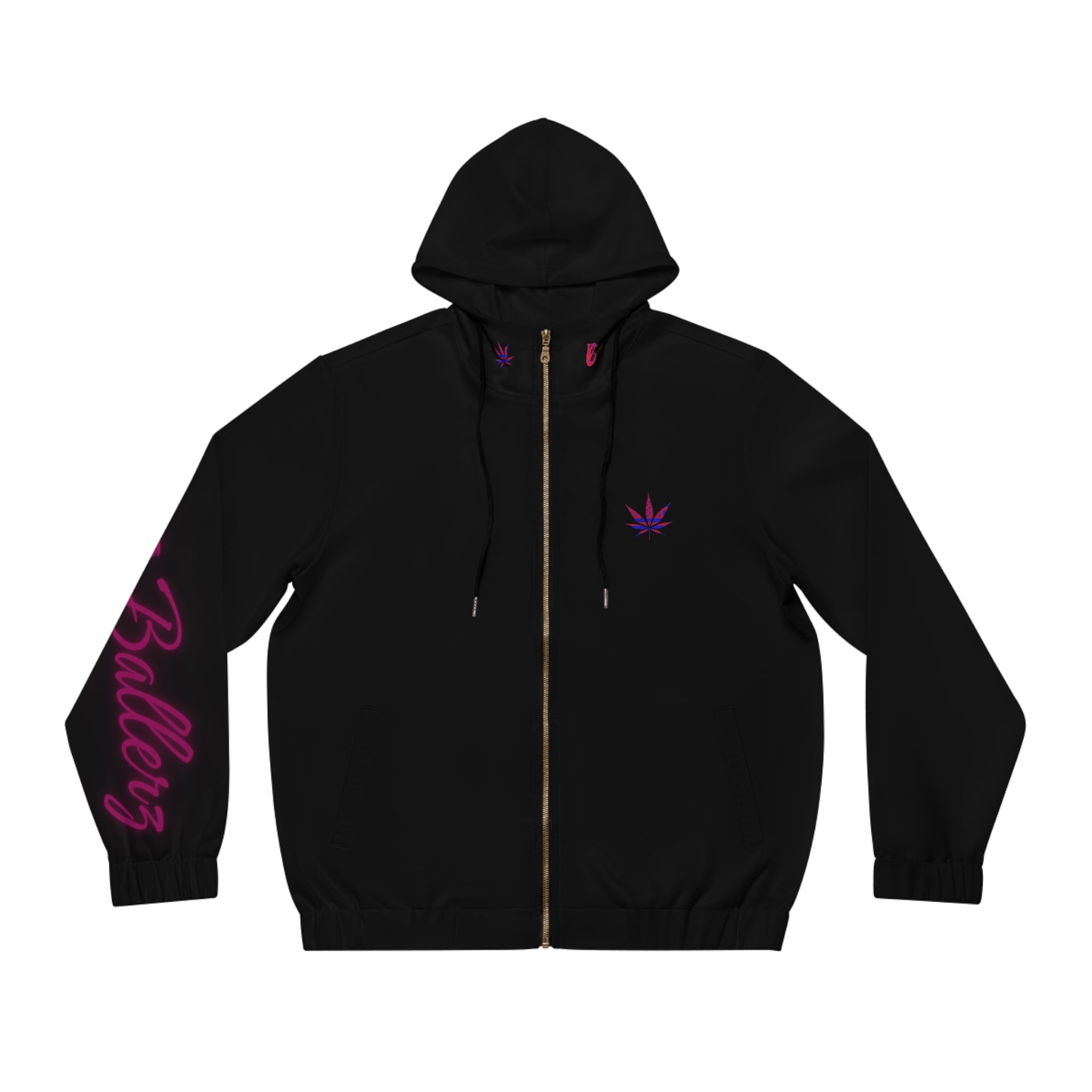 420 Ballerz 008 Hoodie, Full-Zip Golf Hoodie