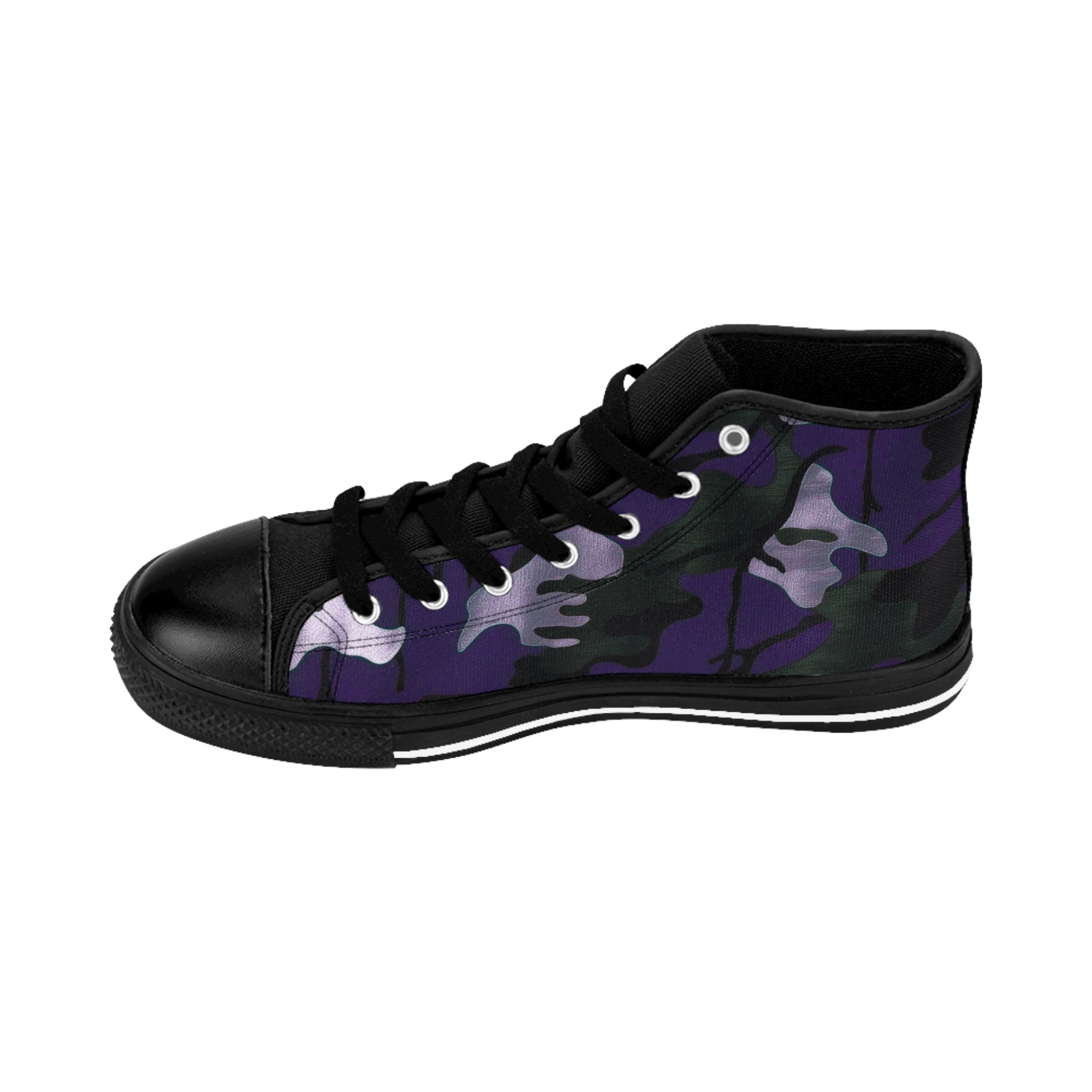 Men's Classic Camouflage Sneakers with Floral Design