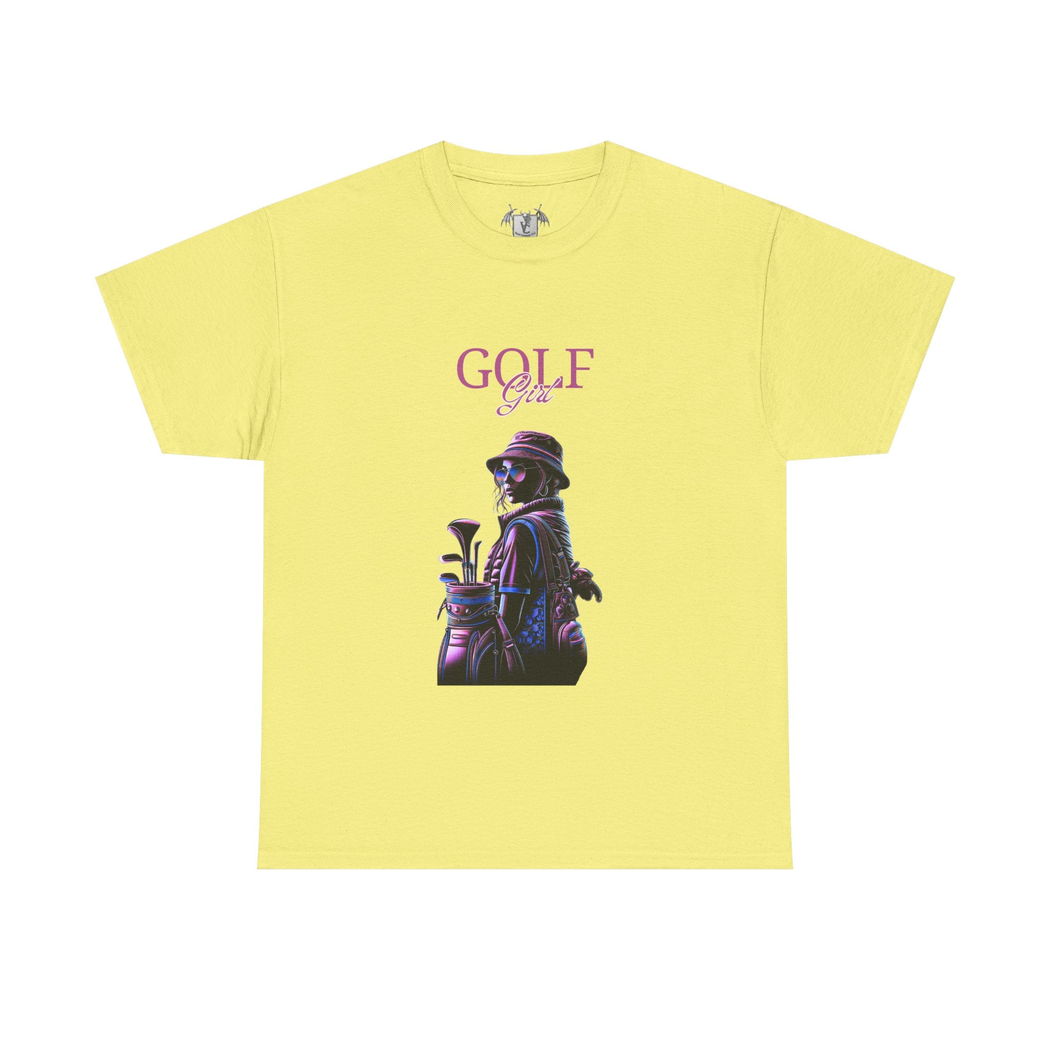 Golf Girl Unisex Heavy Cotton Tee - Stylish Golf Apparel for Enthusiasts