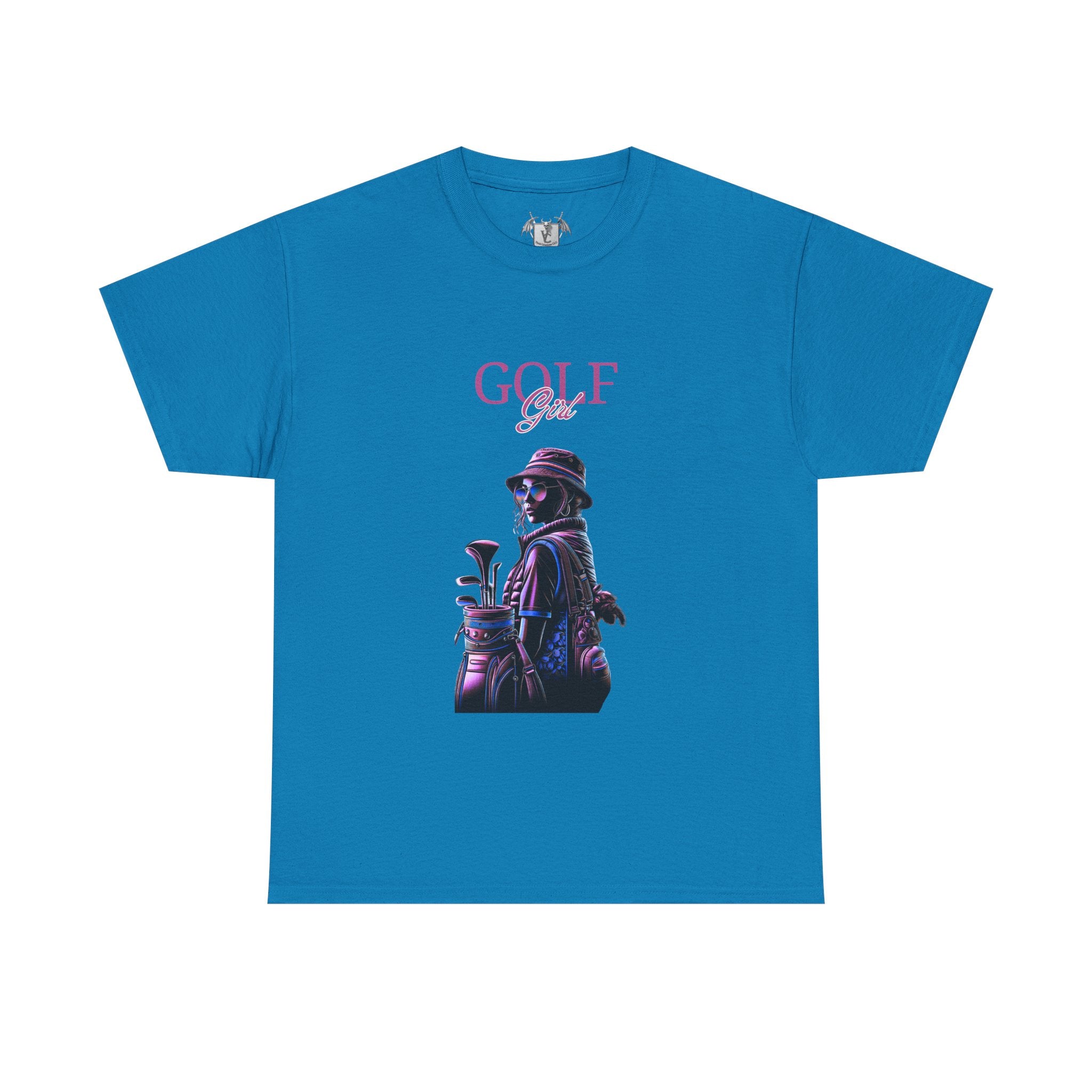 Golf Girl Unisex Heavy Cotton Tee - Stylish Golf Apparel for Enthusiasts