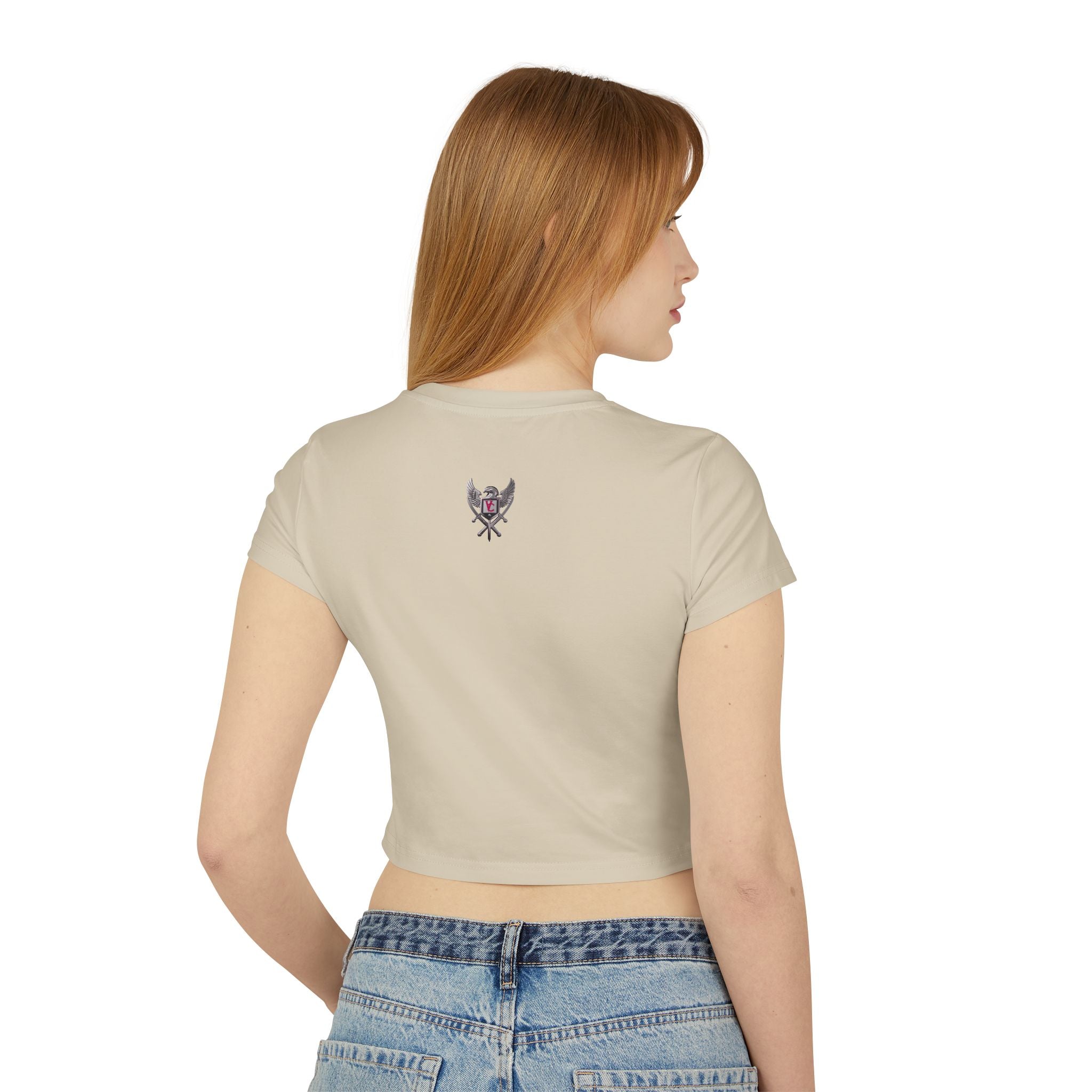 Golf Girl Women's Baby Tee - Stylish Golf-Themed Graphic T-Shirt
