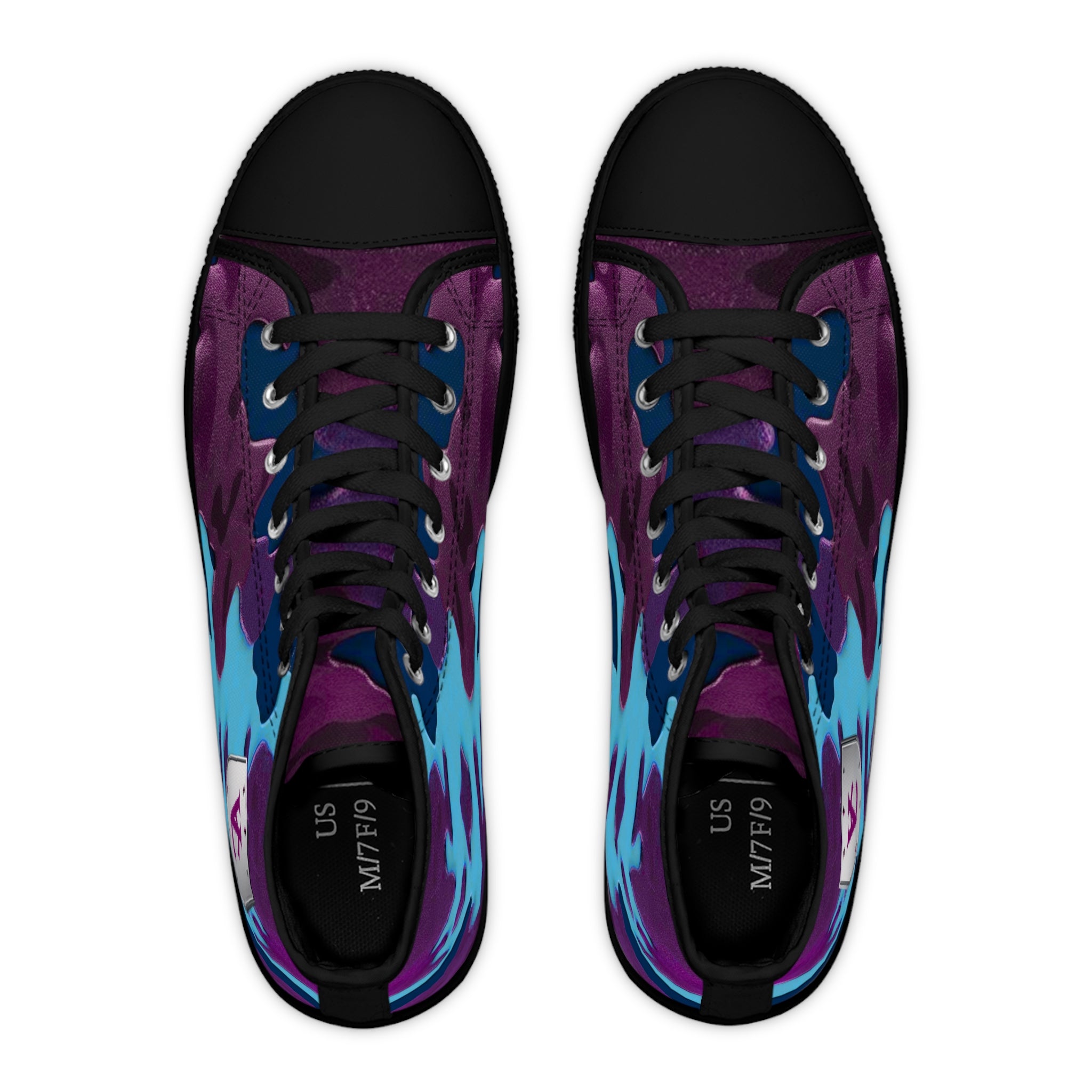 Stylish Camo High Top Sneakers for Women - Trendy Streetwear Footwear