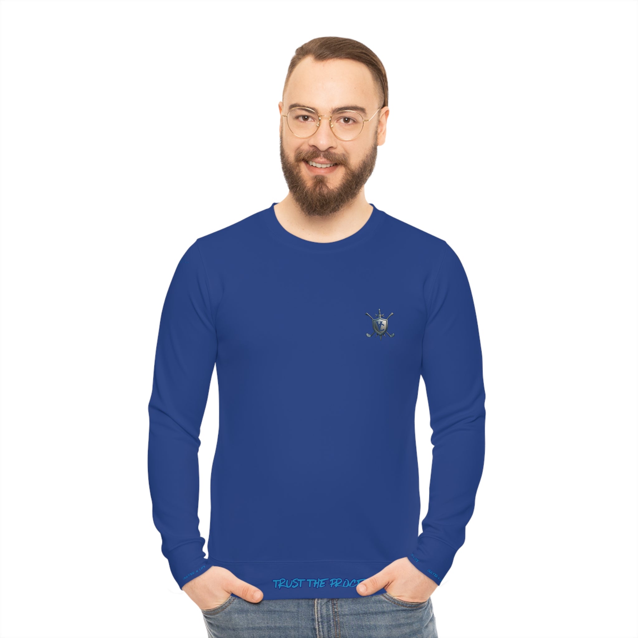 Trust The Process Lightweight Sweatshirt - Motivational Casual Wear for Everyday Inspiration