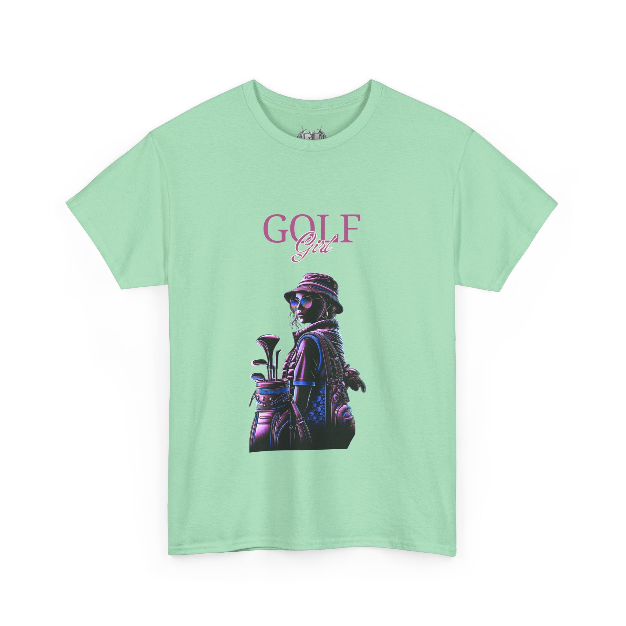 Golf Girl Unisex Heavy Cotton Tee - Stylish Golf Apparel for Enthusiasts