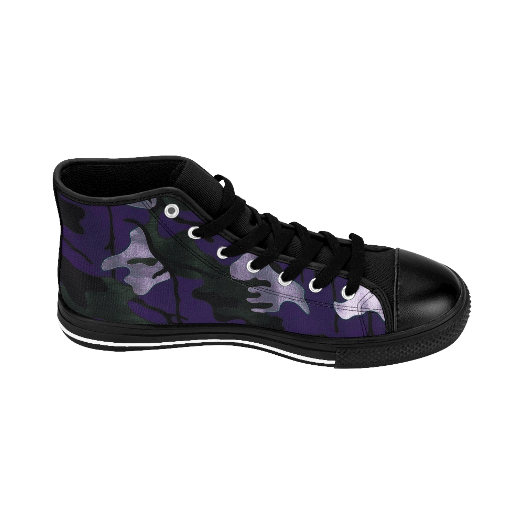 Men's Classic Camouflage Sneakers with Floral Design