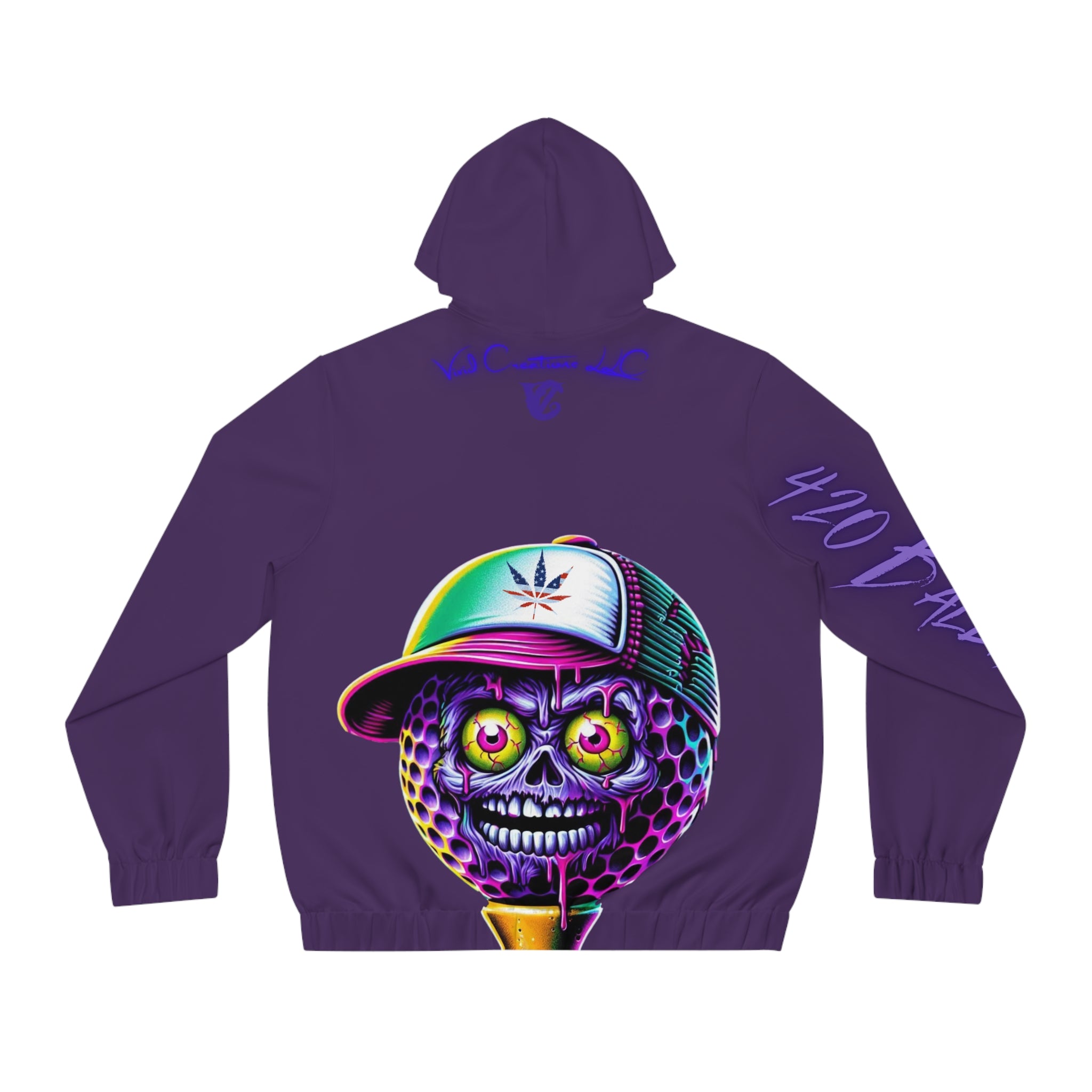 420 Ballerz 009 Hoodie, Full-Zip Golf Hoodie