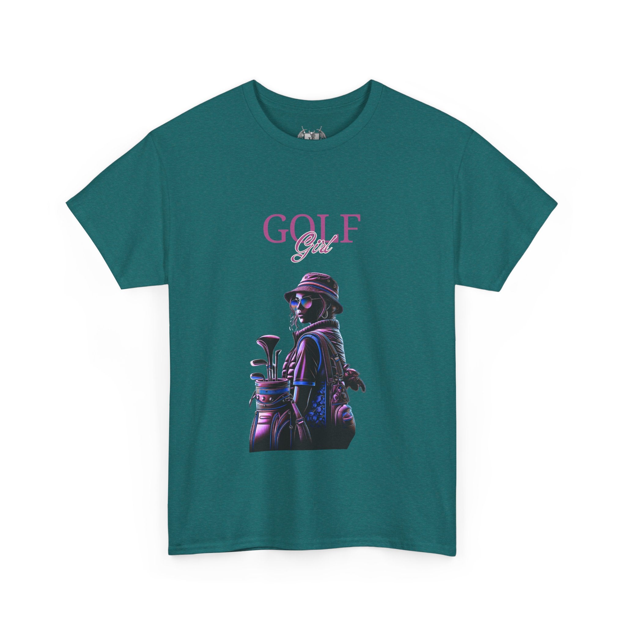 Golf Girl Unisex Heavy Cotton Tee - Stylish Golf Apparel for Enthusiasts