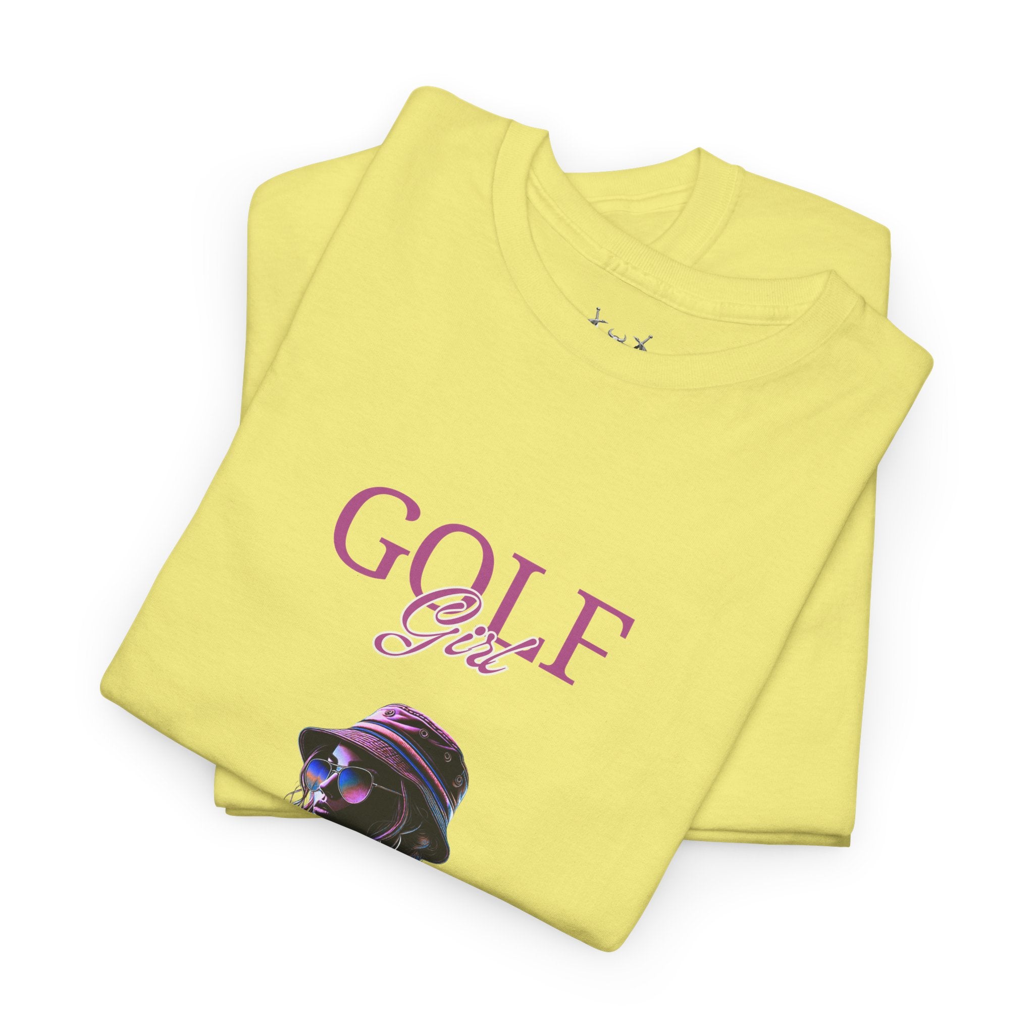 Golf Girl Unisex Heavy Cotton Tee - Stylish Golf Apparel for Enthusiasts