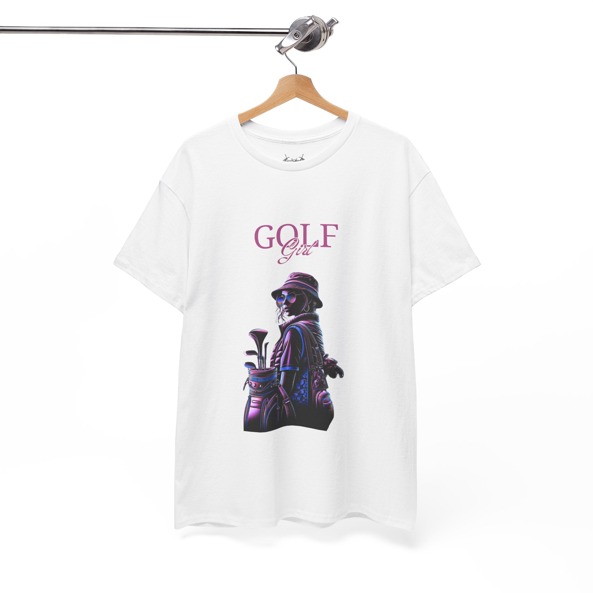 Golf Girl Unisex Heavy Cotton Tee - Stylish Golf Apparel for Enthusiasts