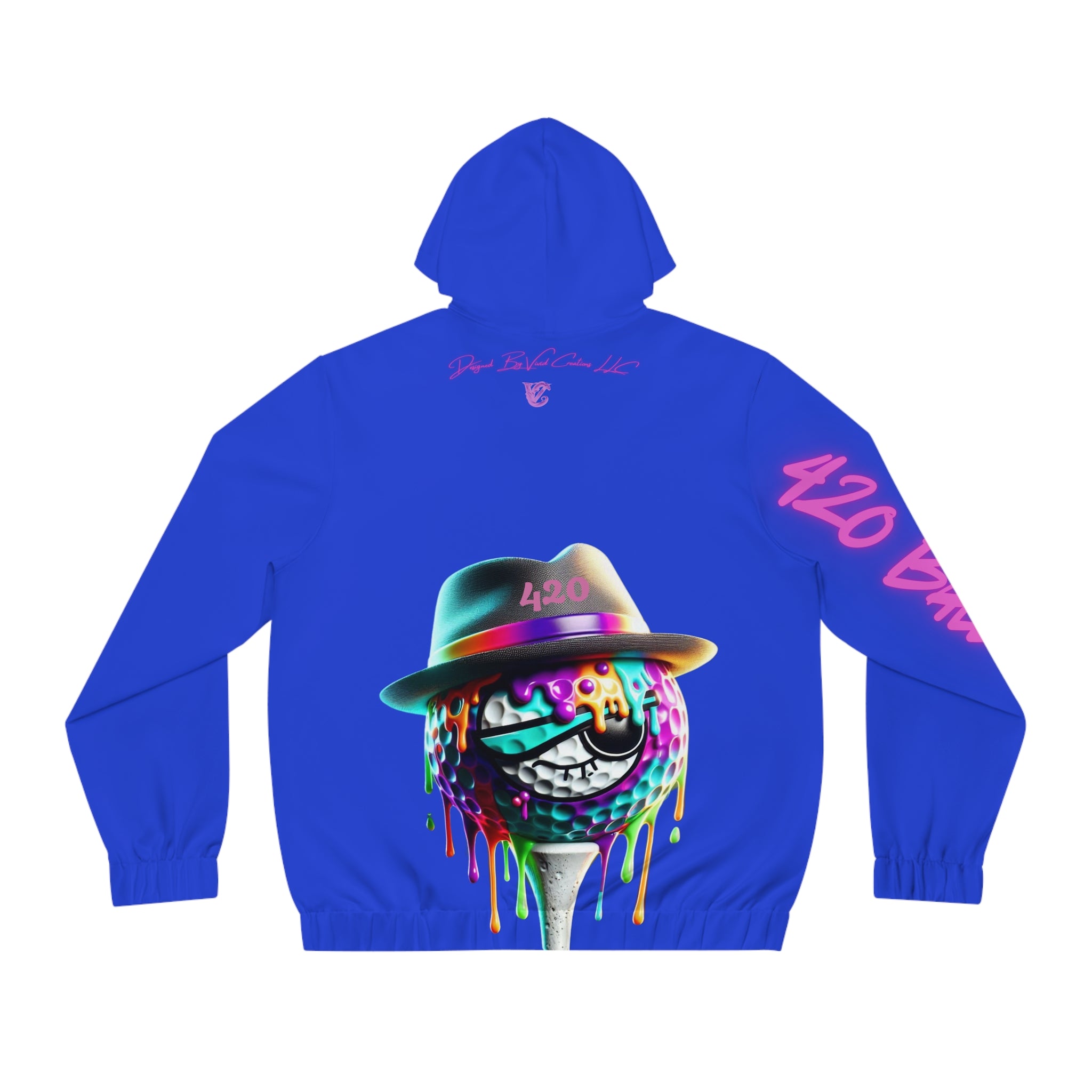 420 Ballerz 014 Hoodie, Full-Zip Golf Hoodie