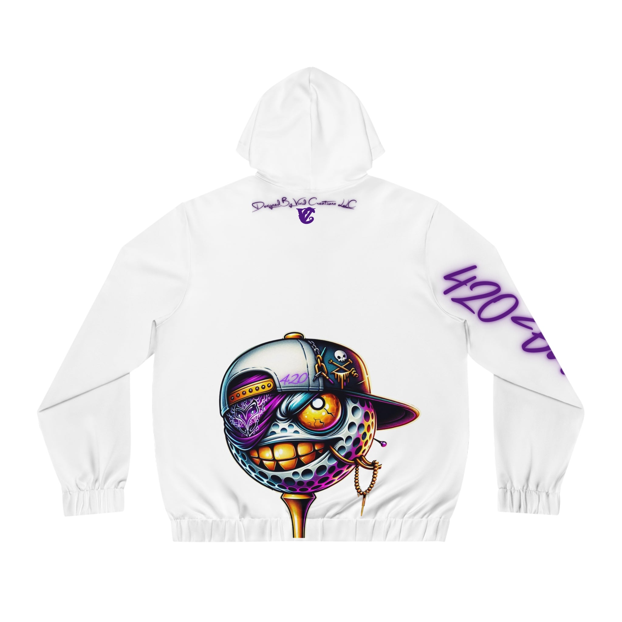 420 Ballerz 012 Hoodie, Full-Zip Golf Hoodie
