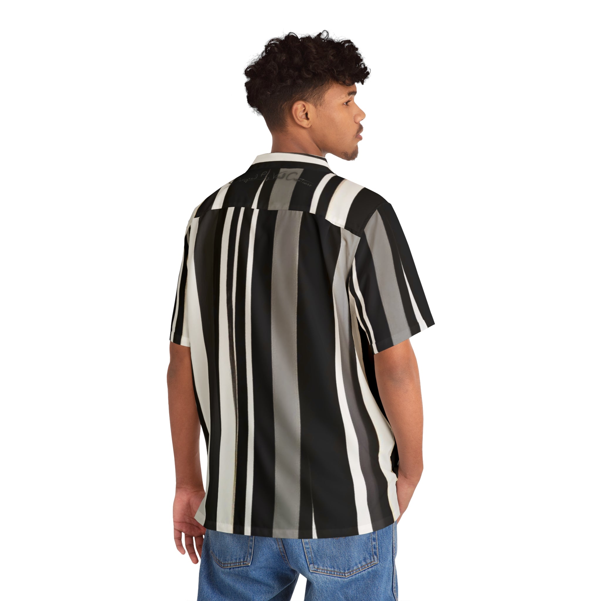 Men's Dress Shirt - Line Pattern
