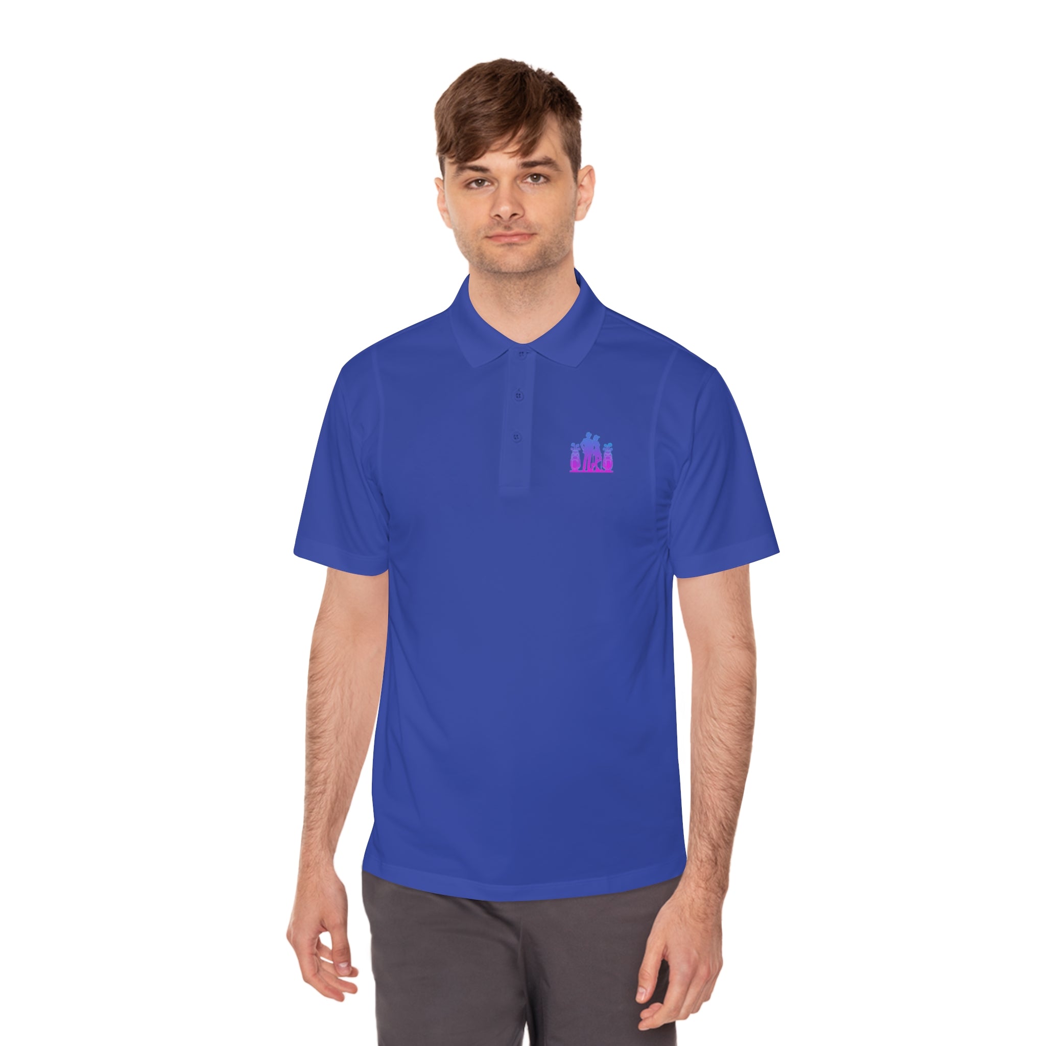 Men's Sport Polo Shirt - Casual Style with Graphic Design for Active Lifestyle