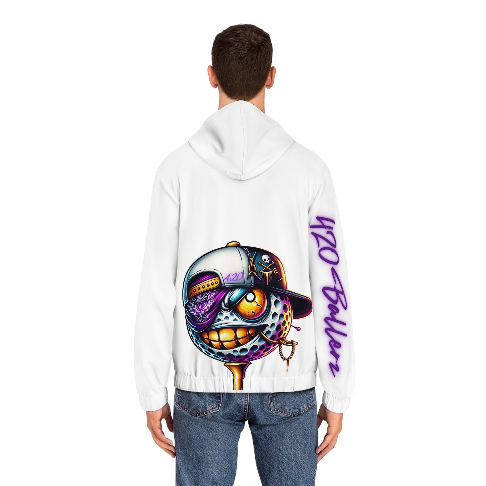 420 Ballerz 012 Hoodie, Full-Zip Golf Hoodie