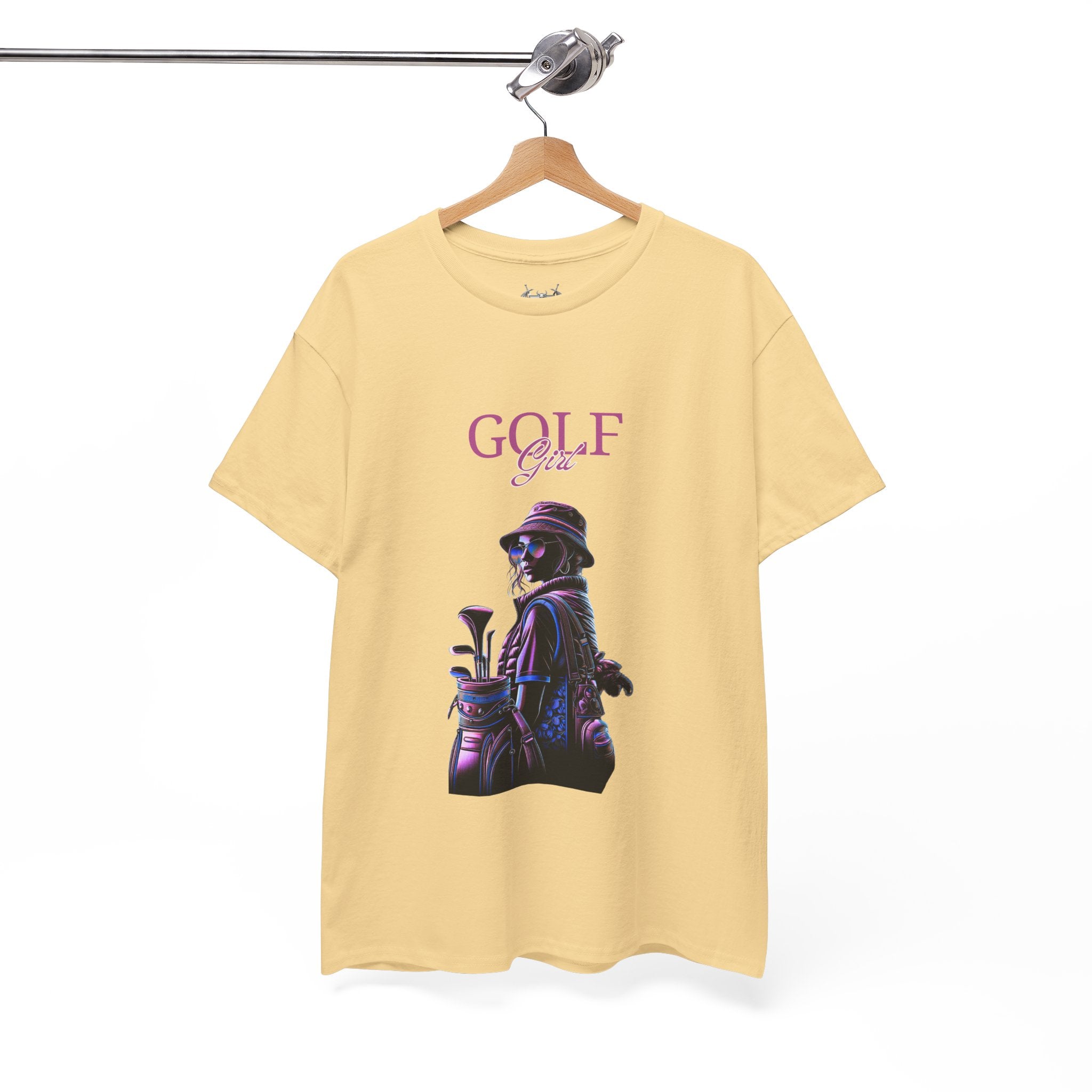 Golf Girl Unisex Heavy Cotton Tee - Stylish Golf Apparel for Enthusiasts