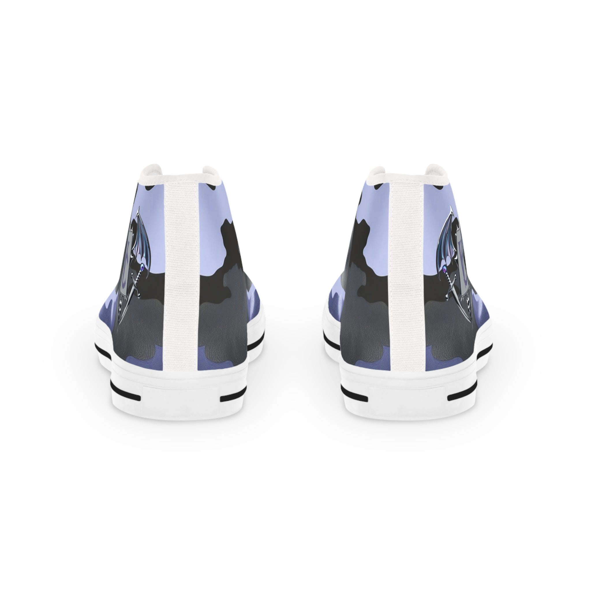 Men's High Top Sneakers - Cool Camo Design - Trendy Casual Footwear for Everyday Wear