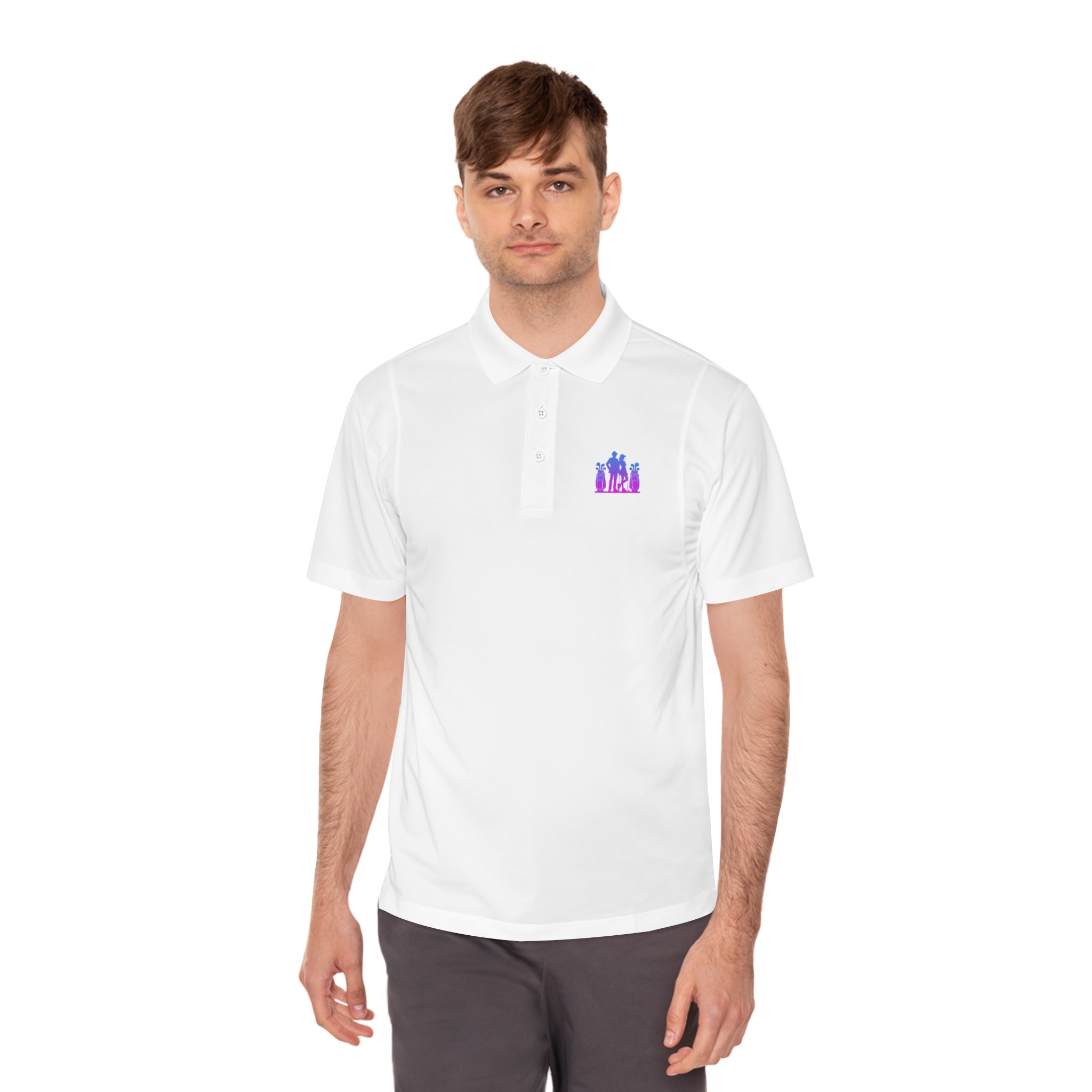 Men's Sport Polo Shirt - Casual Style with Graphic Design for Active Lifestyle