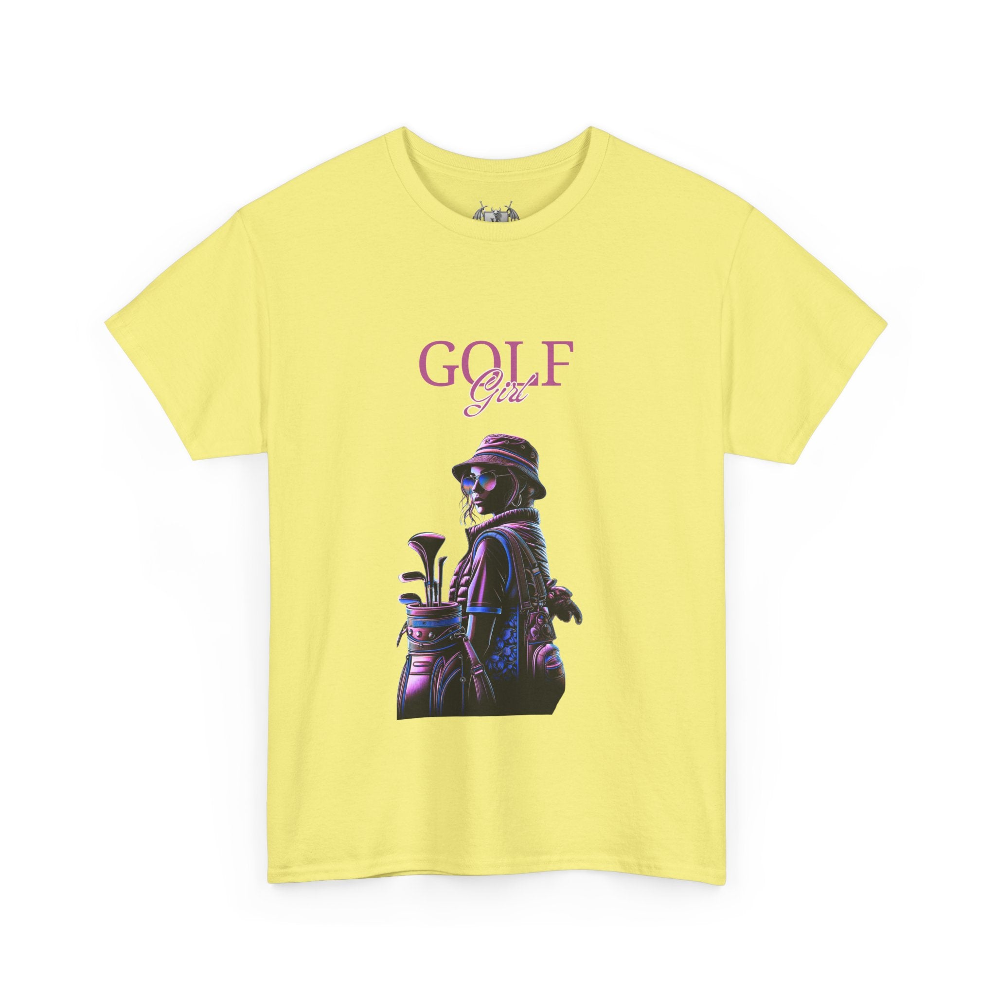 Golf Girl Unisex Heavy Cotton Tee - Stylish Golf Apparel for Enthusiasts