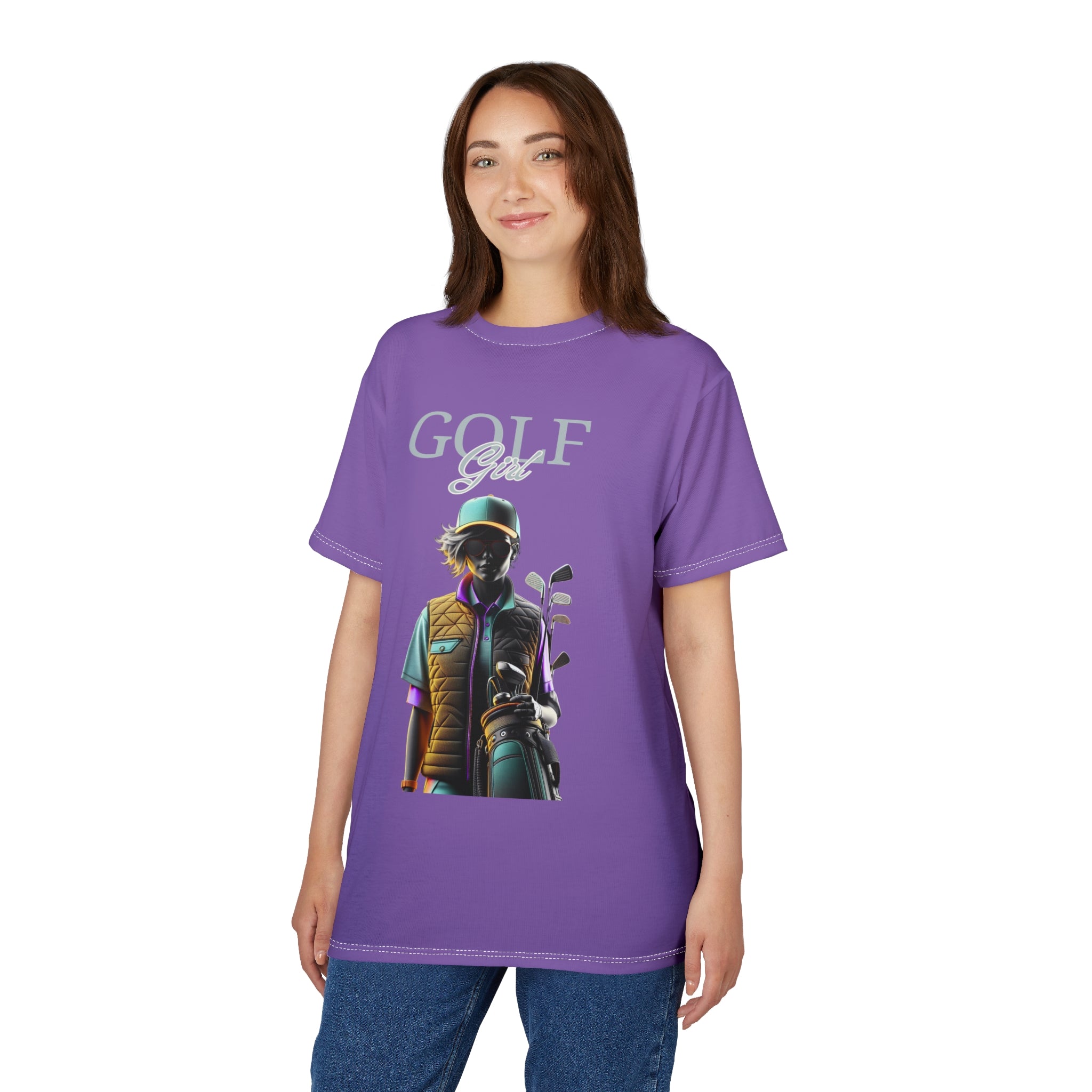 Golf Girl Unisex Cut & Sew Tee - Perfect for Golf Enthusiasts
