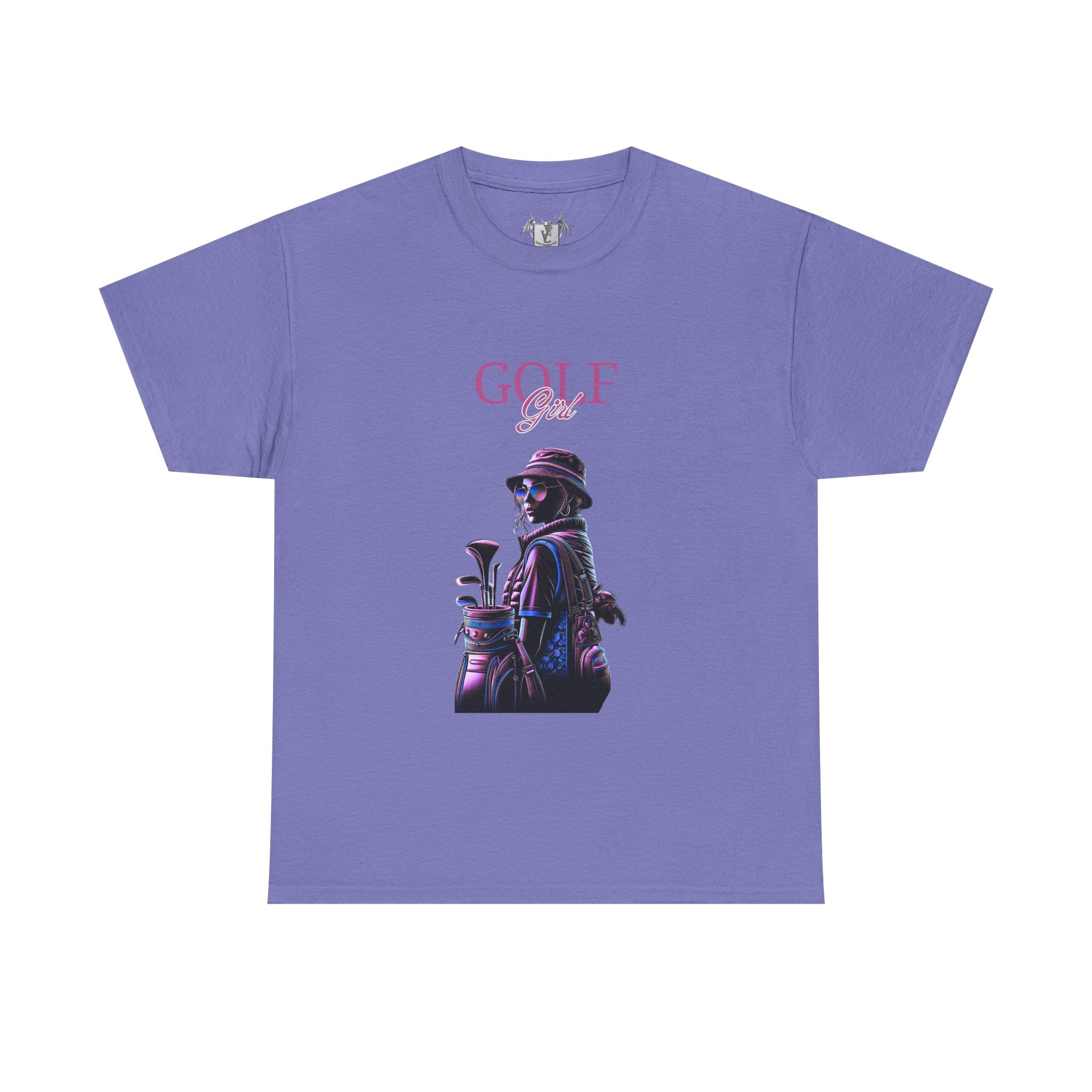 Golf Girl Unisex Heavy Cotton Tee - Stylish Golf Apparel for Enthusiasts