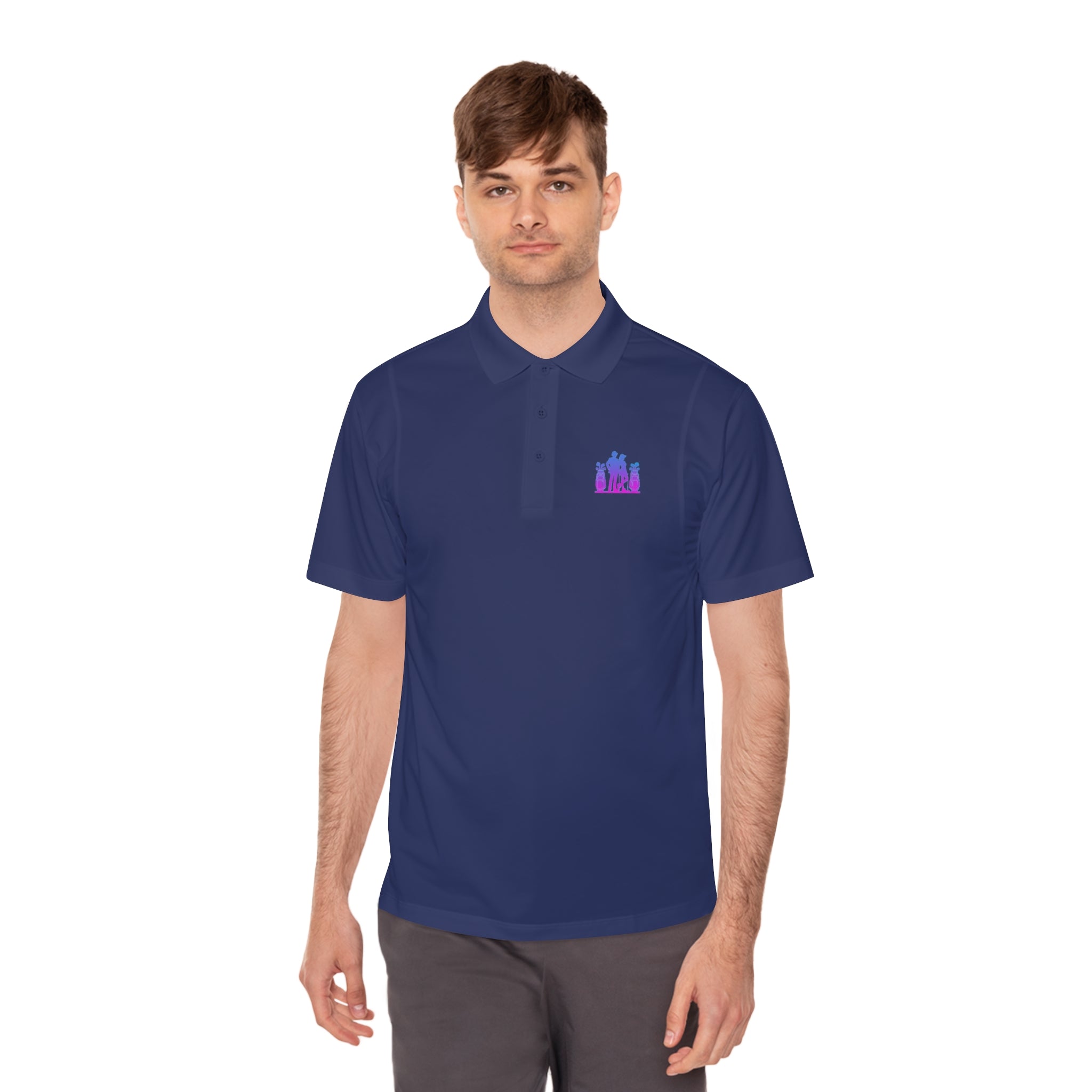 Men's Sport Polo Shirt - Casual Style with Graphic Design for Active Lifestyle
