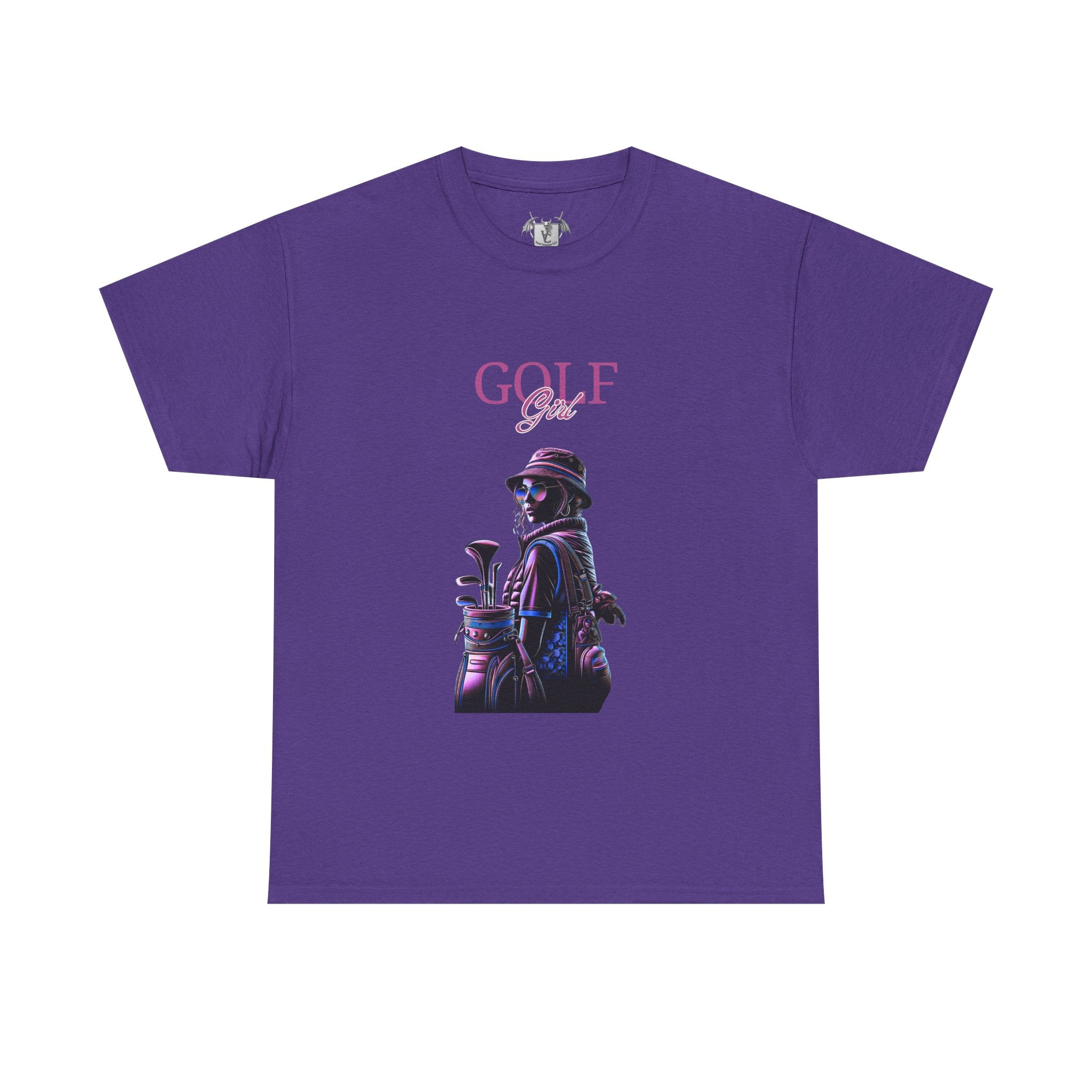 Golf Girl Unisex Heavy Cotton Tee - Stylish Golf Apparel for Enthusiasts