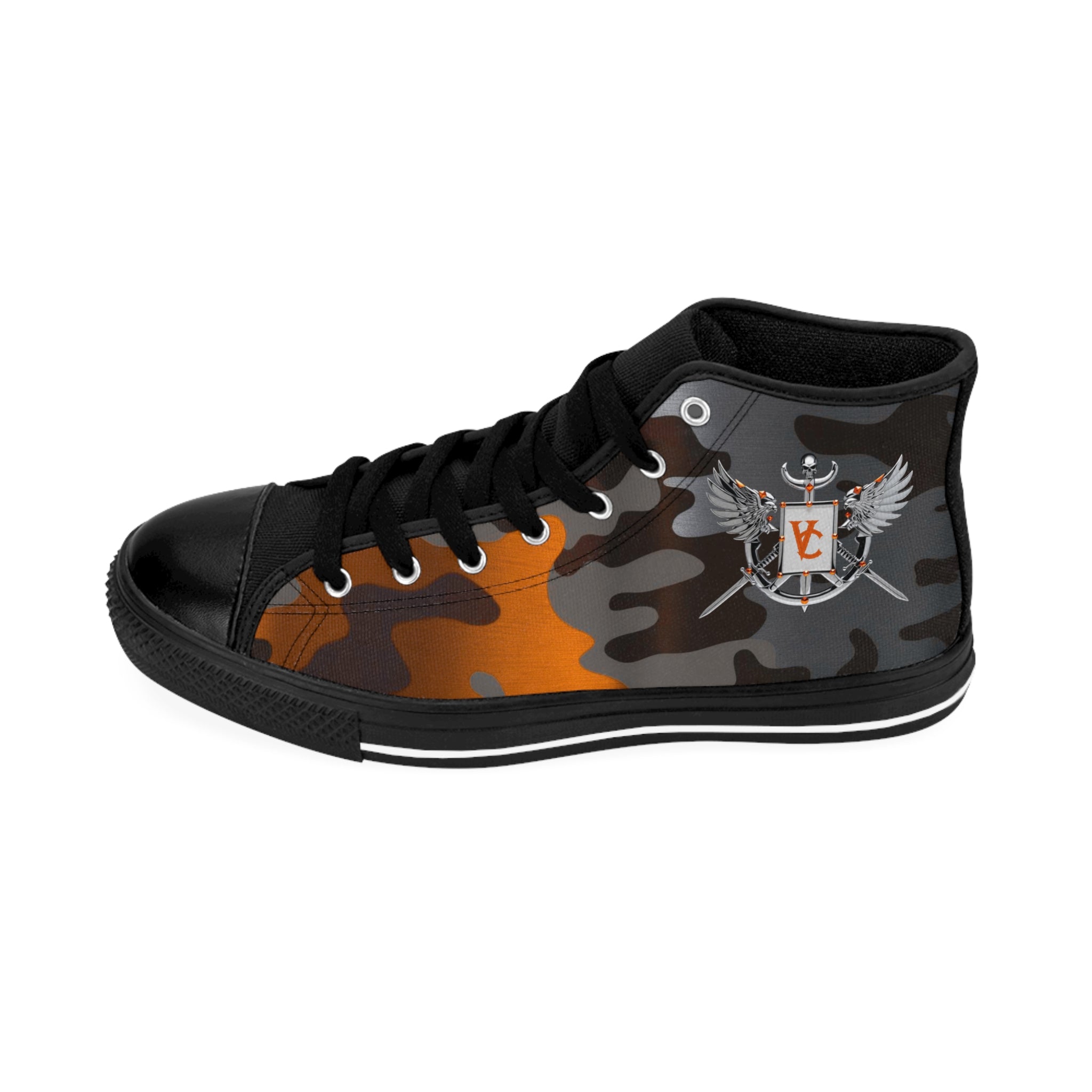 Men's Camo Classic Sneakers – Stylish Military-Inspired Footwear