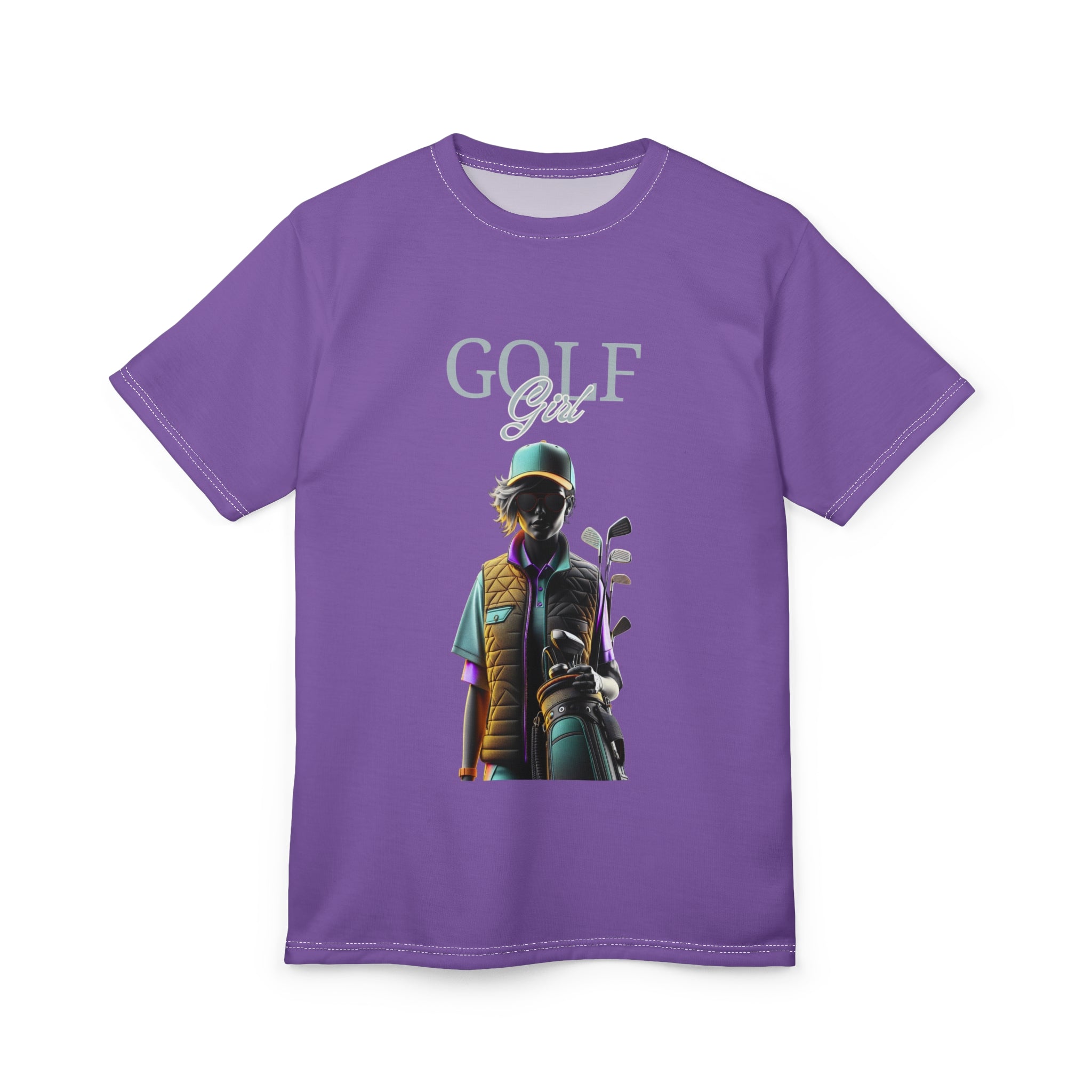 Golf Girl Unisex Cut & Sew Tee - Perfect for Golf Enthusiasts