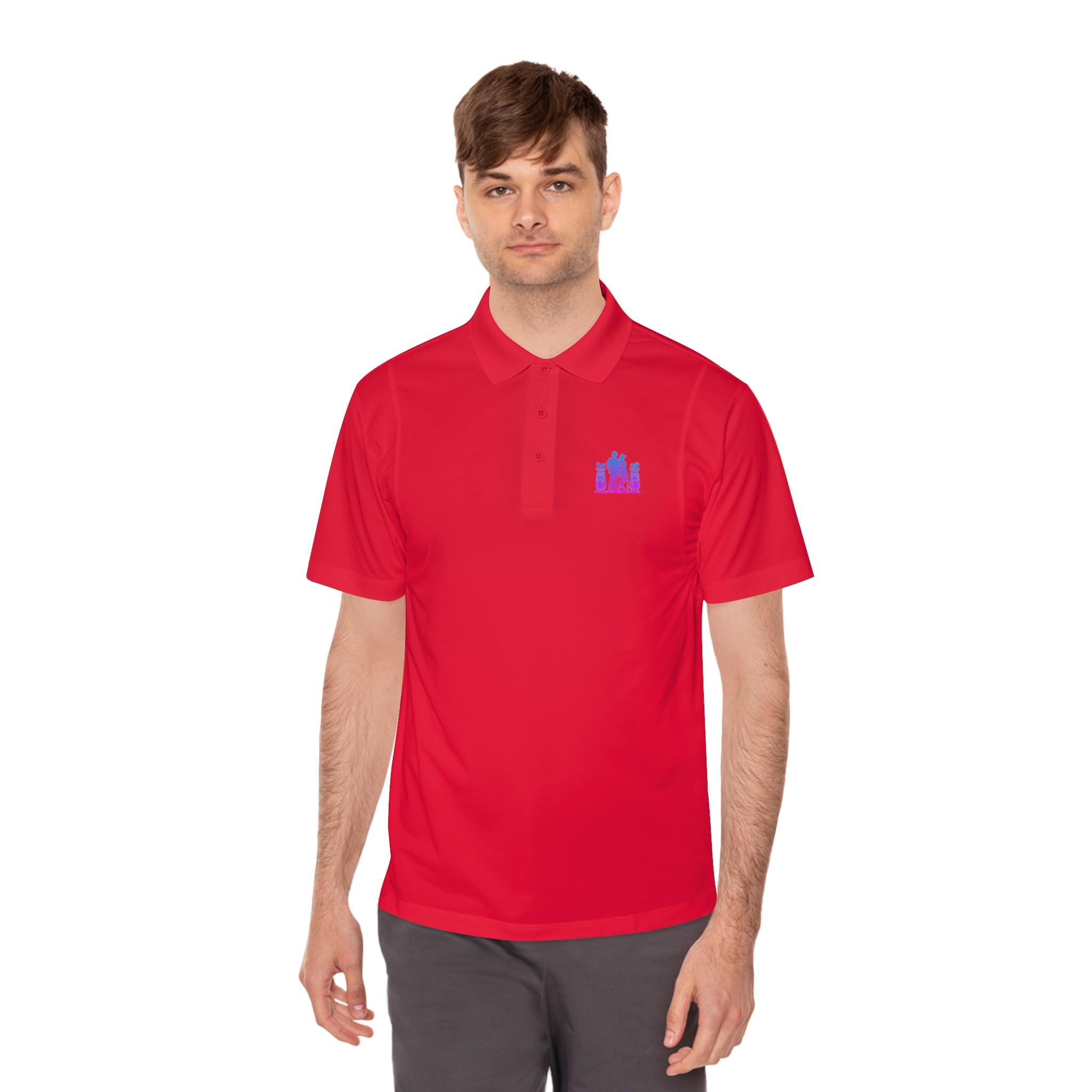 Men's Sport Polo Shirt - Casual Style with Graphic Design for Active Lifestyle