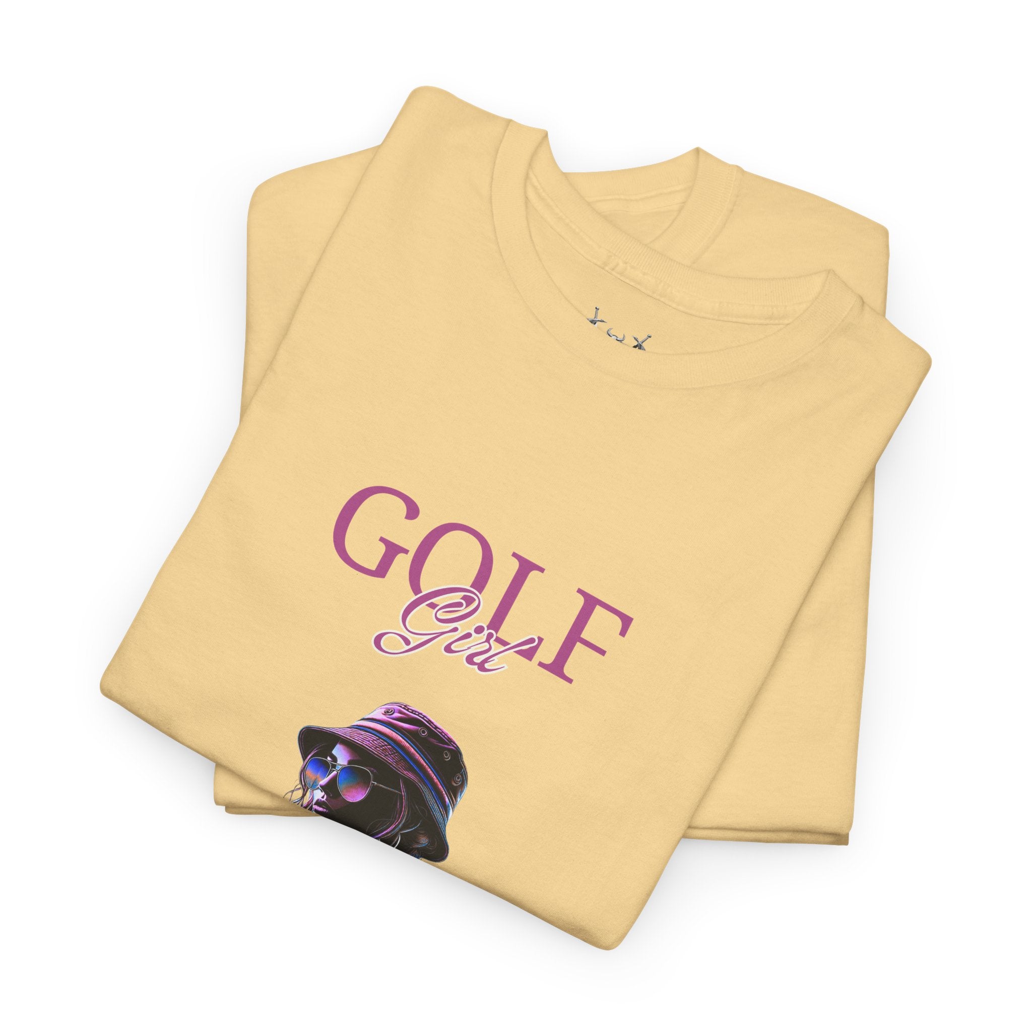 Golf Girl Unisex Heavy Cotton Tee - Stylish Golf Apparel for Enthusiasts