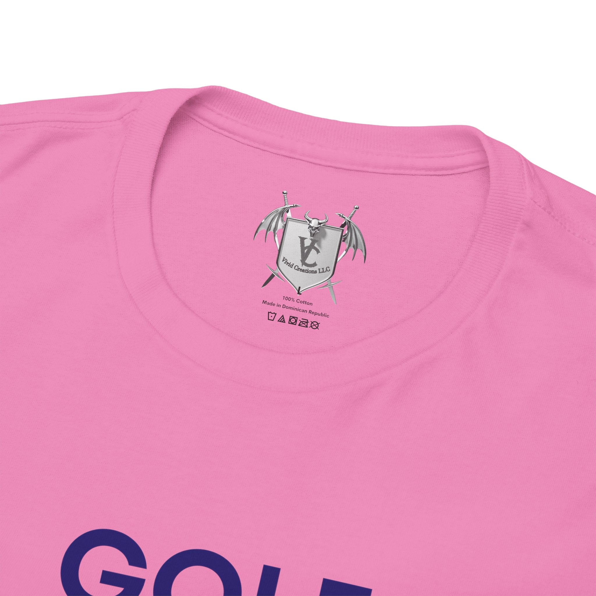 Golf Enthusiast Unisex Heavy Cotton Tee - Vibrant Golfer Design
