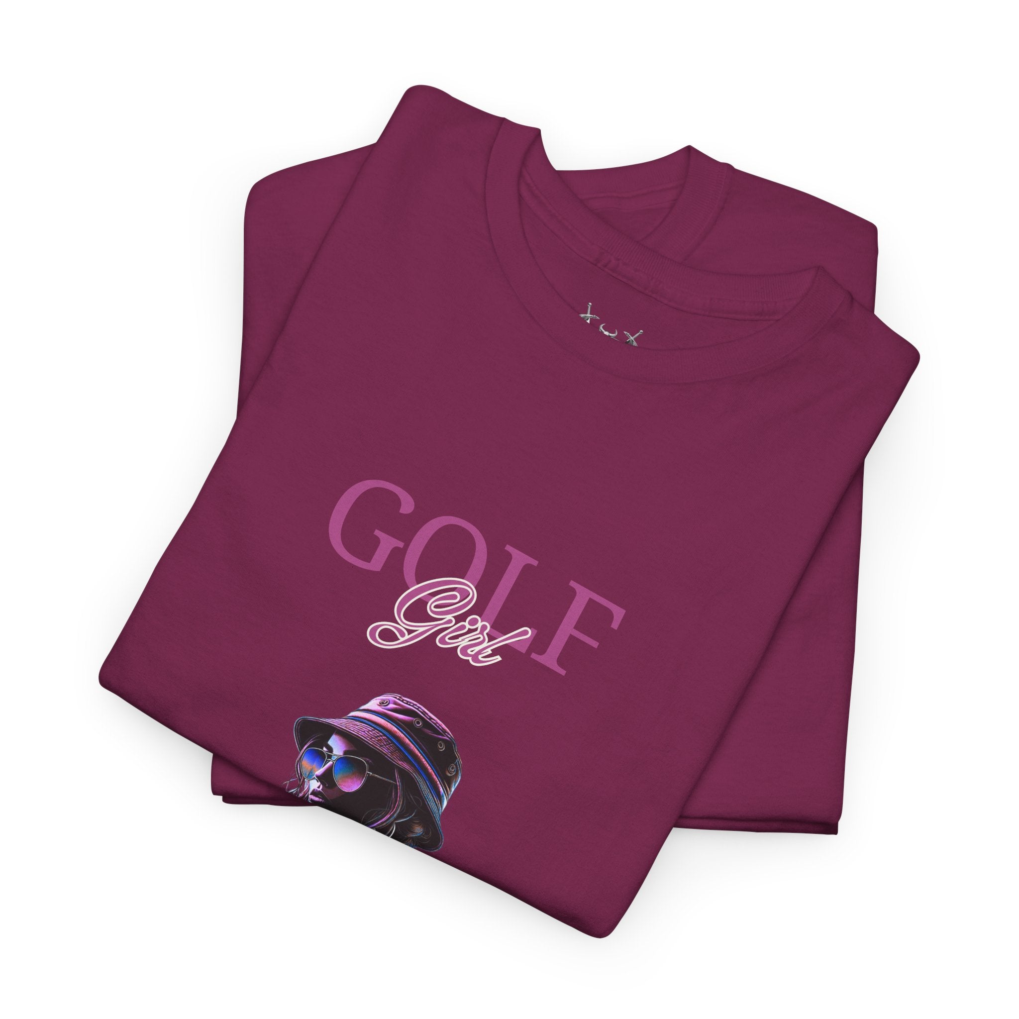 Golf Girl Unisex Heavy Cotton Tee - Stylish Golf Apparel for Enthusiasts