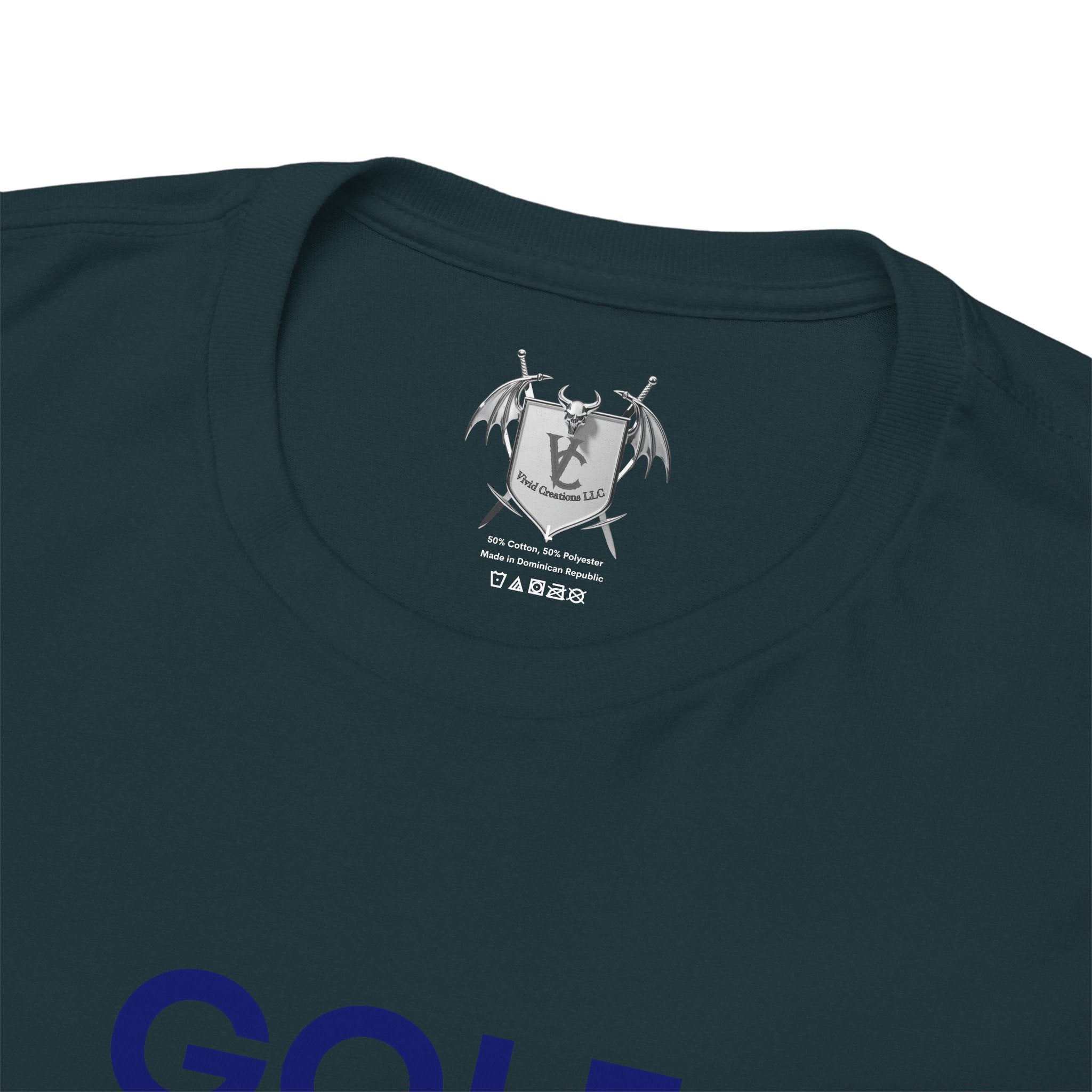 Golf Enthusiast Unisex Heavy Cotton Tee - Vibrant Golfer Design